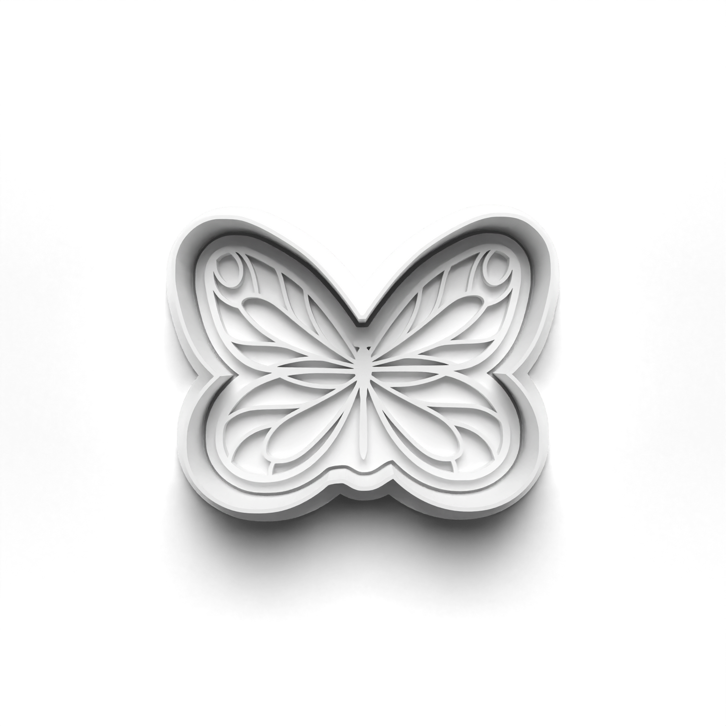 BUTTERFLIES 2'' Cutter and Stamp Prv - Original Product for Crafting and DIY Projects Bakeware Clay