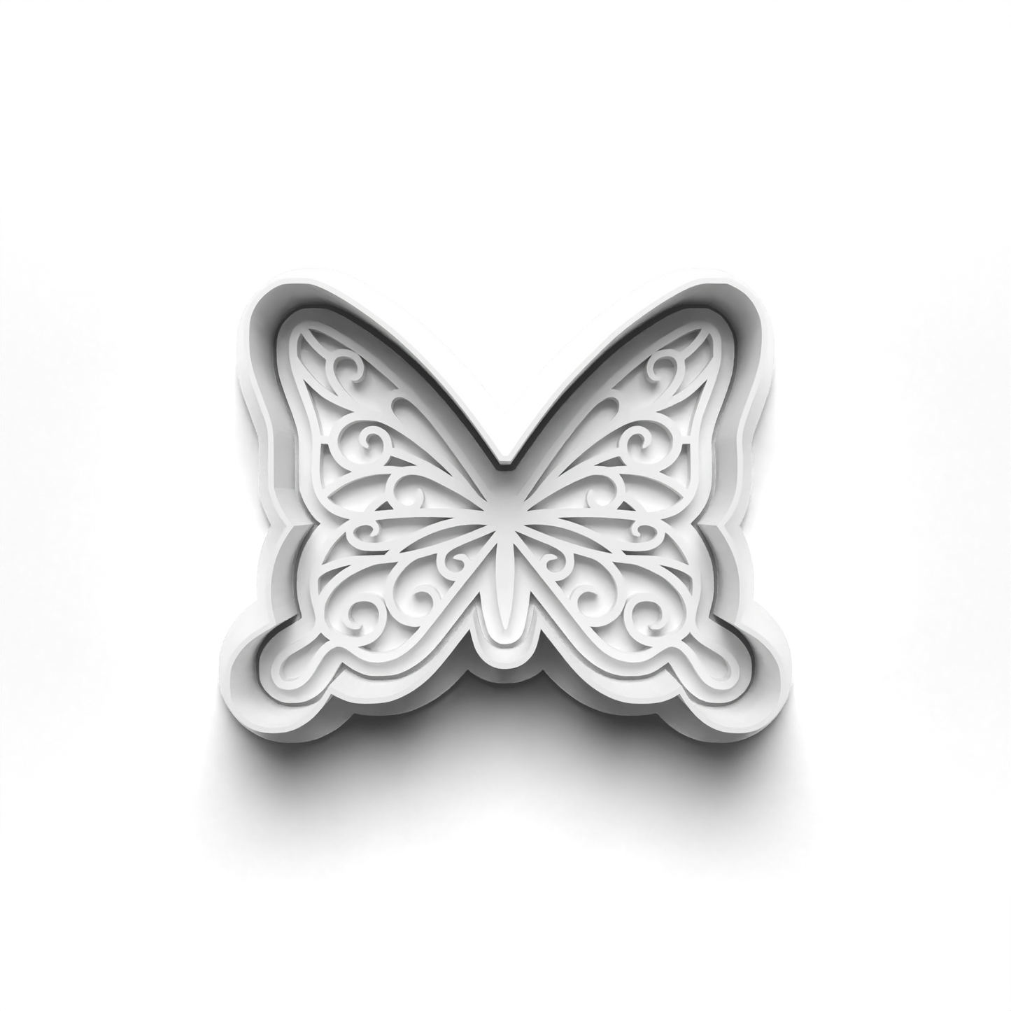 BUTTERFLIES 2'' Cutter and Stamp Prv - Original Product for Crafting and DIY Projects Bakeware Clay