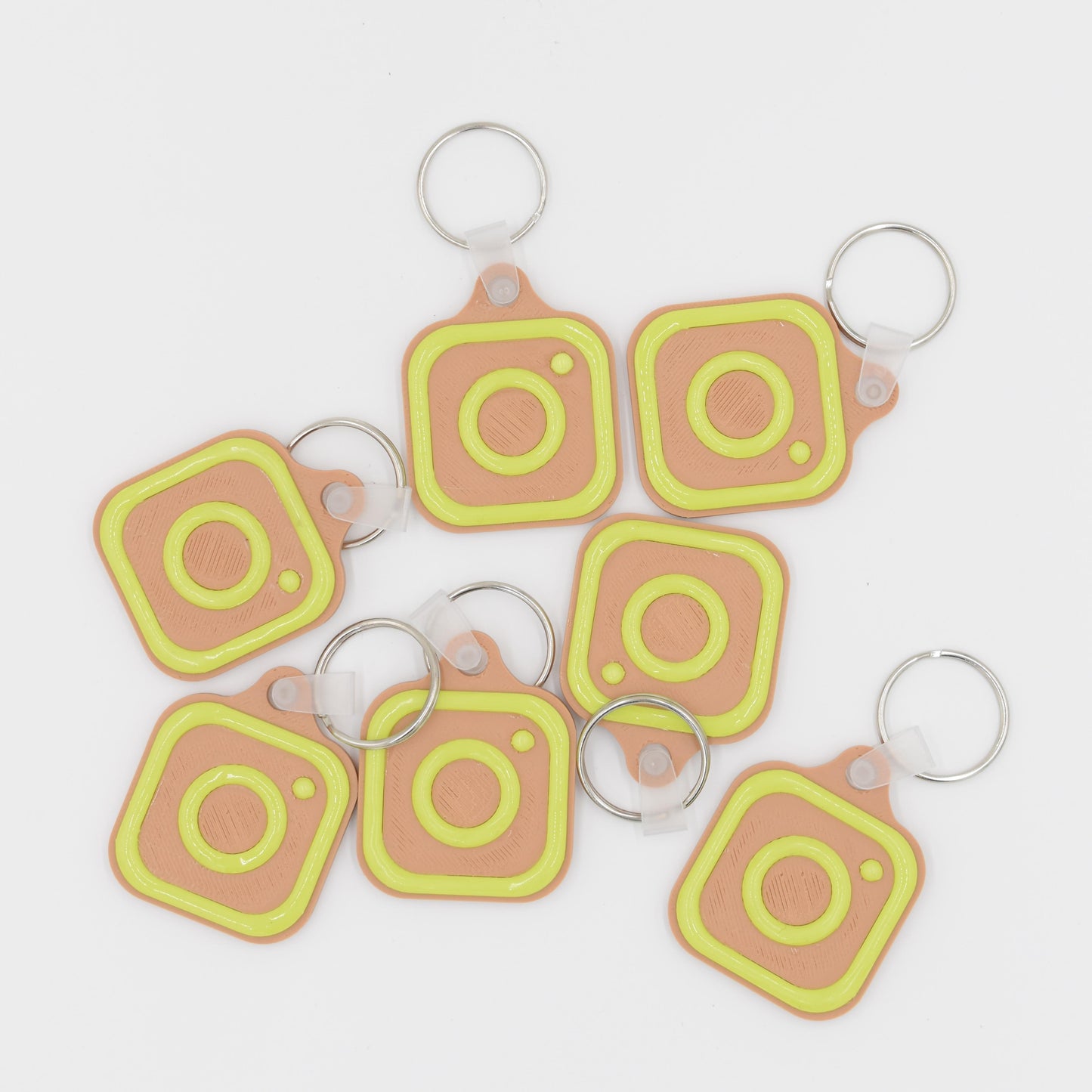 SQUARE NFC DIGITAL BUSINESS CARD KEYCHAIN perfect for bakers and more