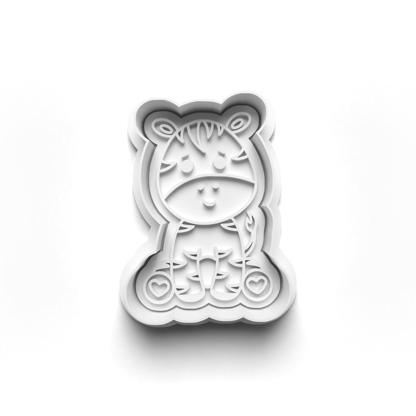 Baby Animal 2'' Cutter and Stamp Prv - Original Product for Crafting and DIY Projects Bakeware Clay