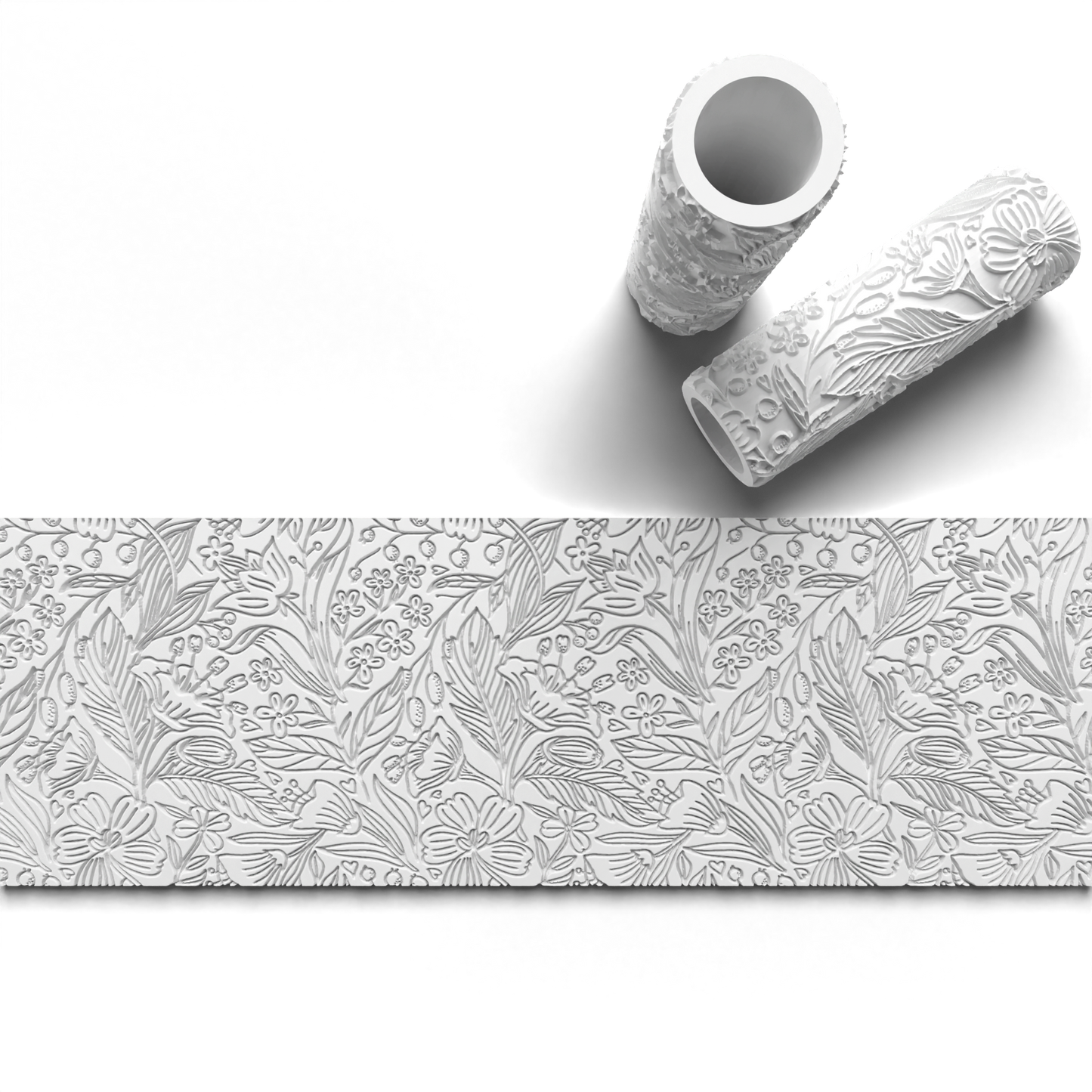 Textured Rollers for Fondant, Clay and more
