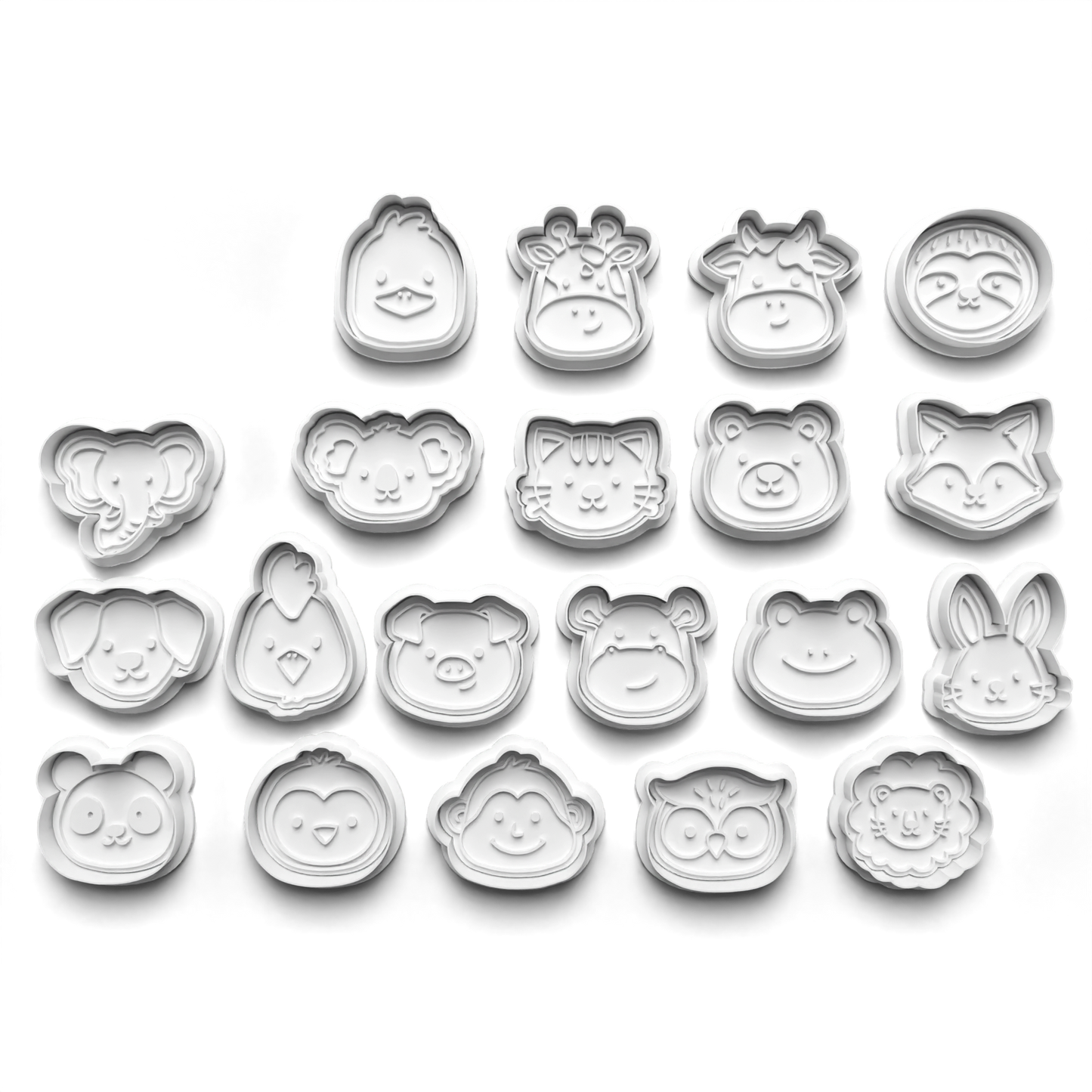 Animal Heads 2'' Cutter and Stamp Prv