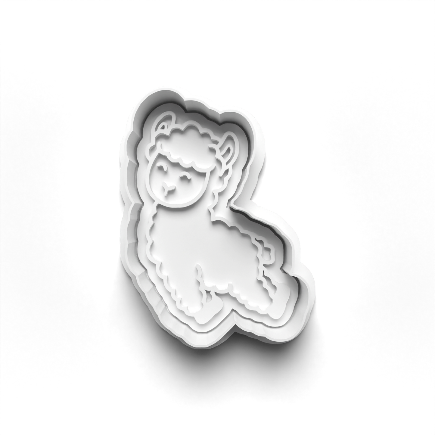 Llama 2'' Cutter and Stamp Prv - Original Product for Crafting and DIY Projects Bakeware Clay