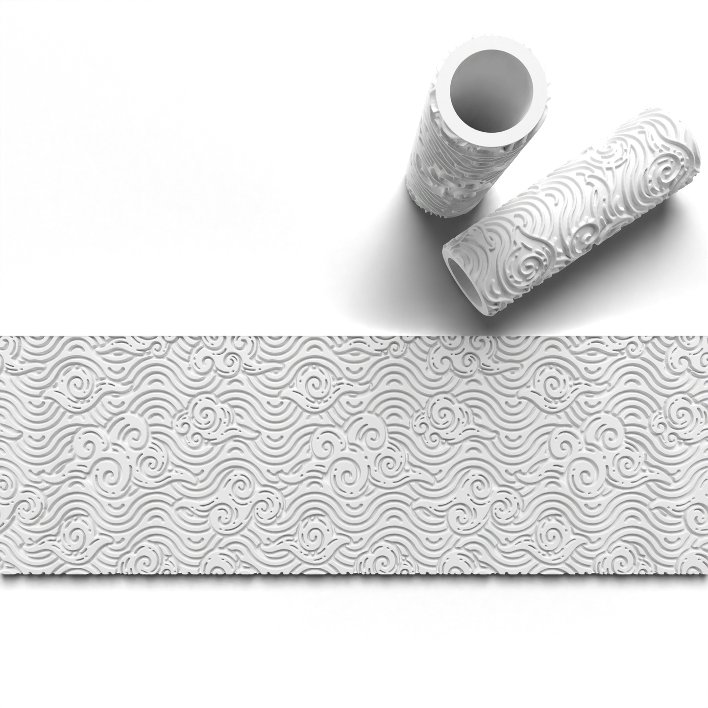 Textured Rollers for Fondant, Clay and more
