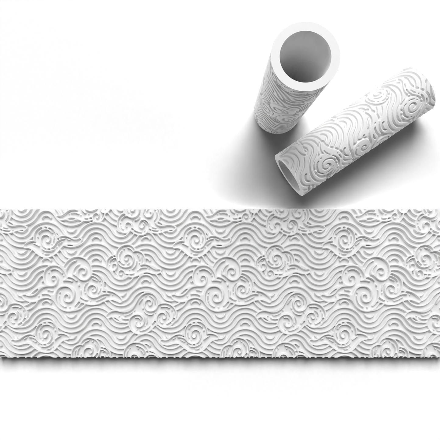 Textured Rollers for Fondant, Clay and more