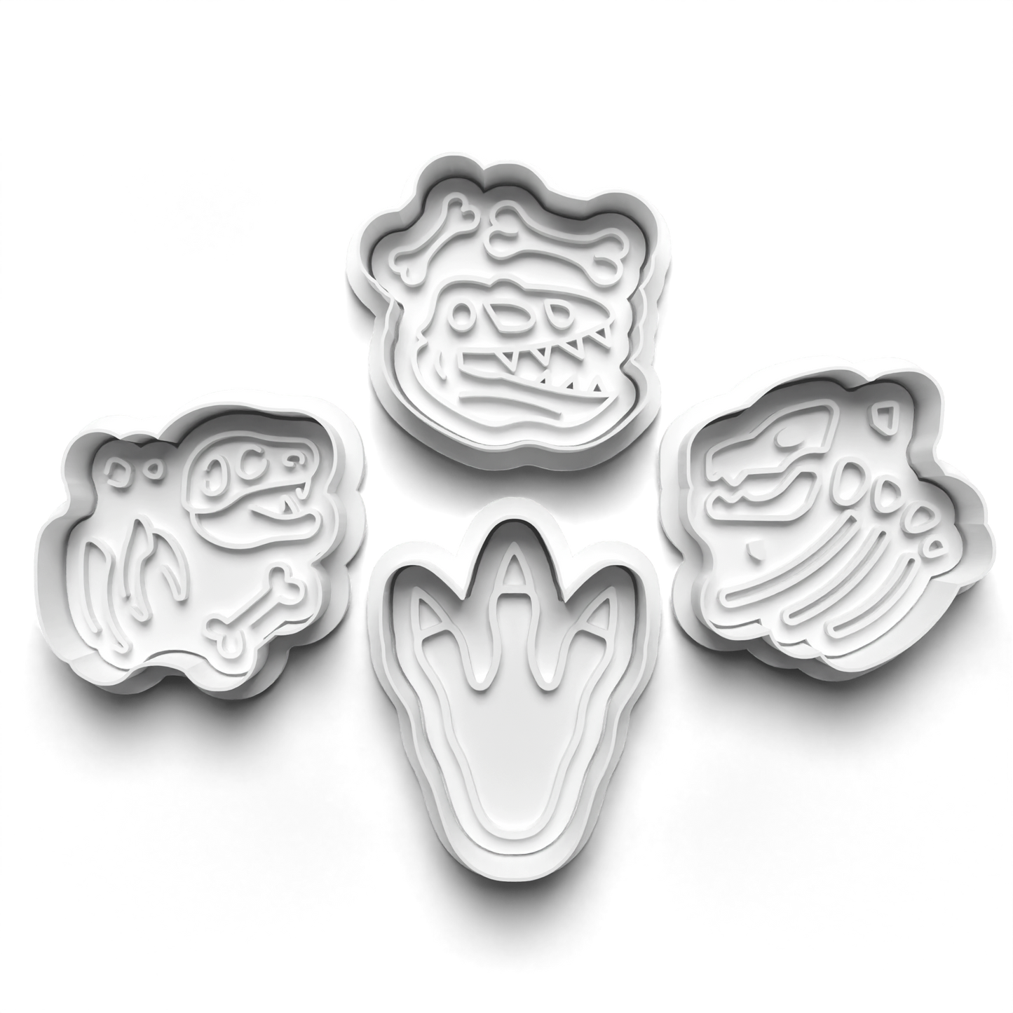 DINOSAUR FOSSILS 2'' Cutter and Stamp PRV