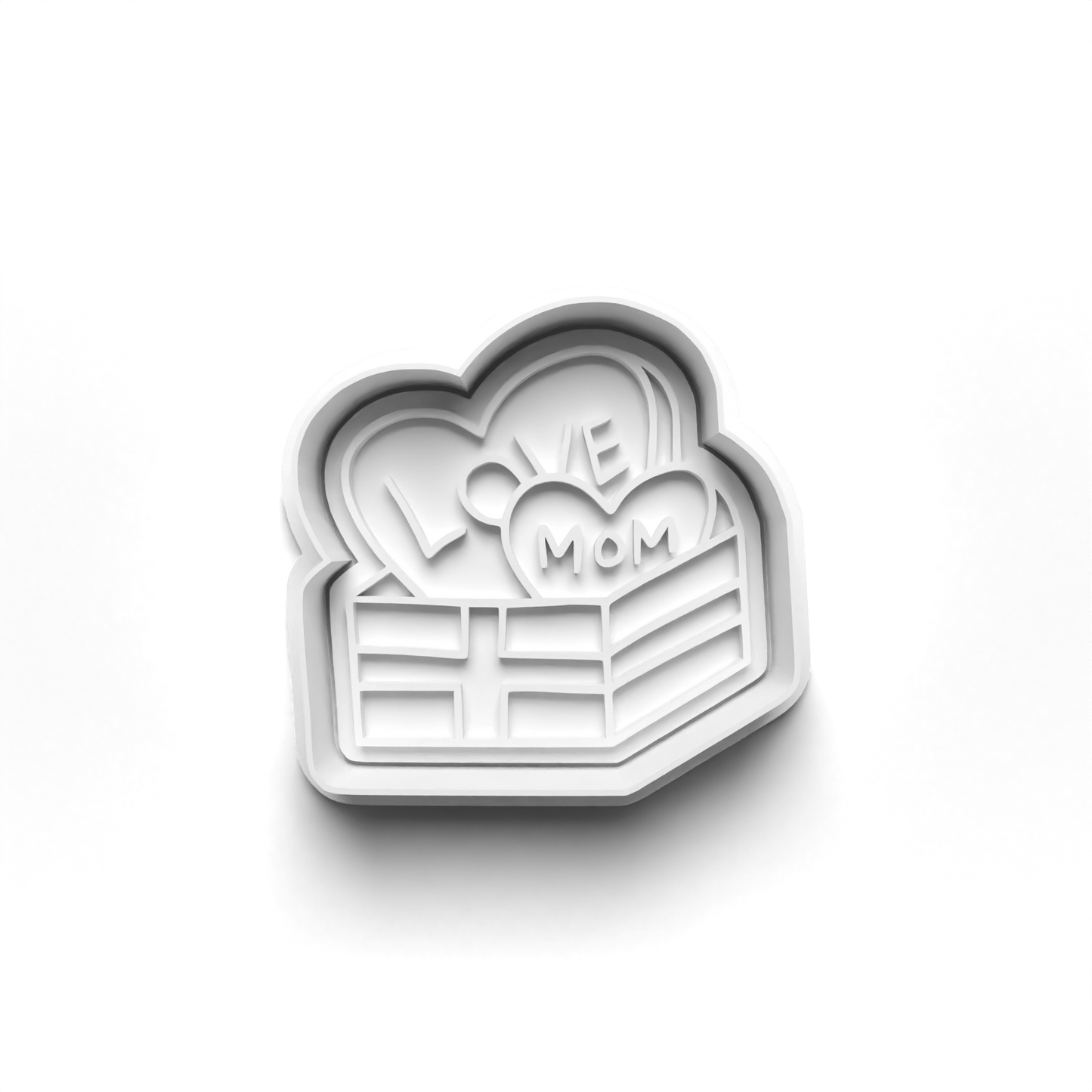 MOTHER'S DAY PRV, LOVE MOM, Mothers DAY Press with Dough Cutter, Baking Mold & Cutter & Stamp for Baking and Crafting (Copy)