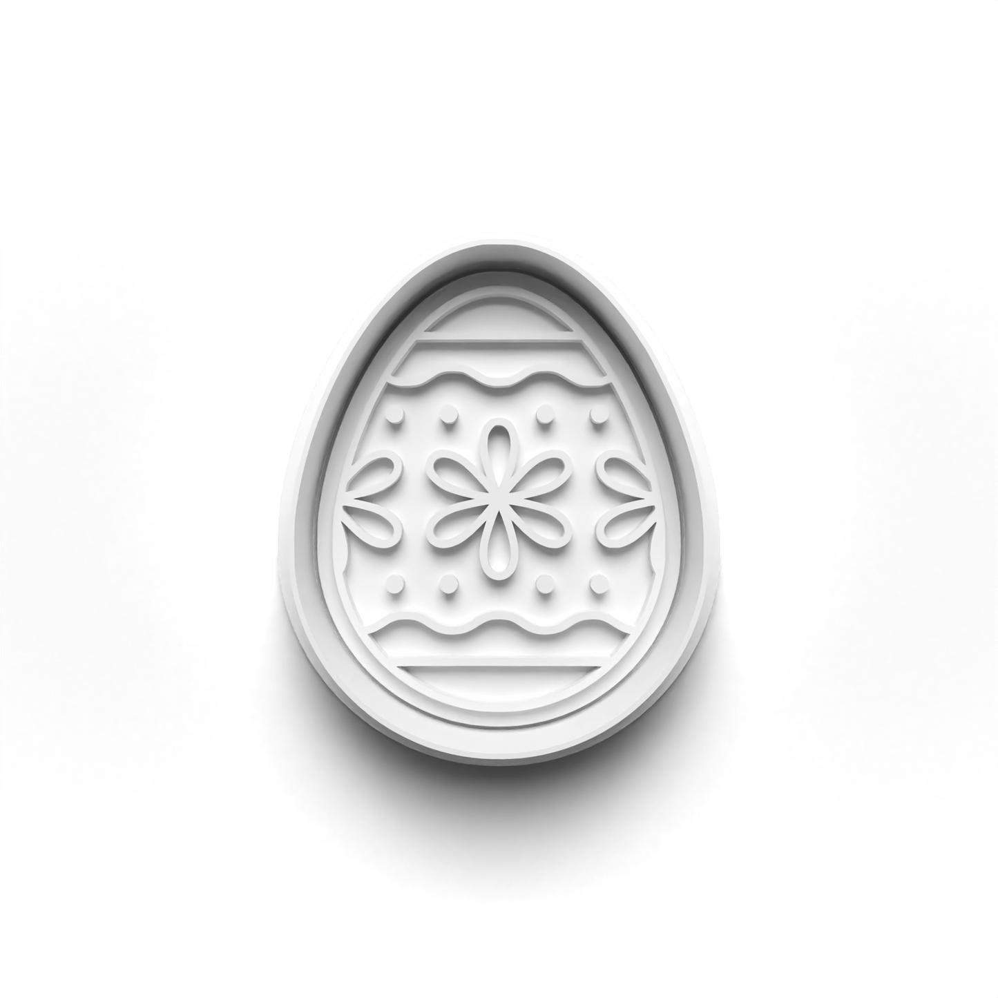 Easter PRV Fondant & Cookie Cutter Set with Stamp - Orange, Green, Brown, Tan - 2 Inches,Food-Safe PLA & PETG