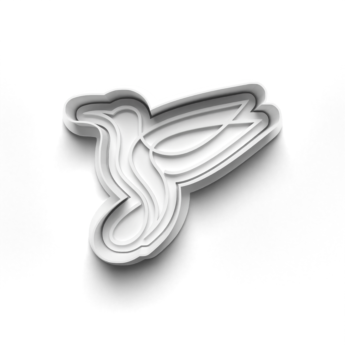 HUMMINGBIRD LINE ART 2'' Cutter and Stamp PRV
