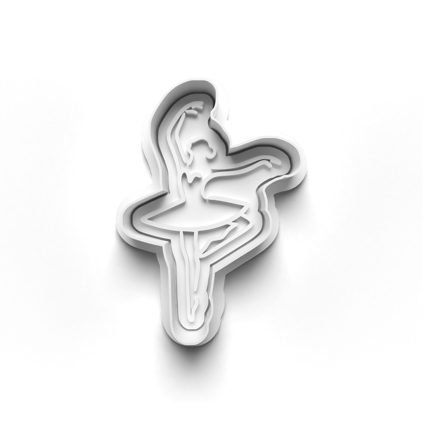 Ballerina Day Cake/Cookie/Fondant/Clay Cutter Stamp PRV
