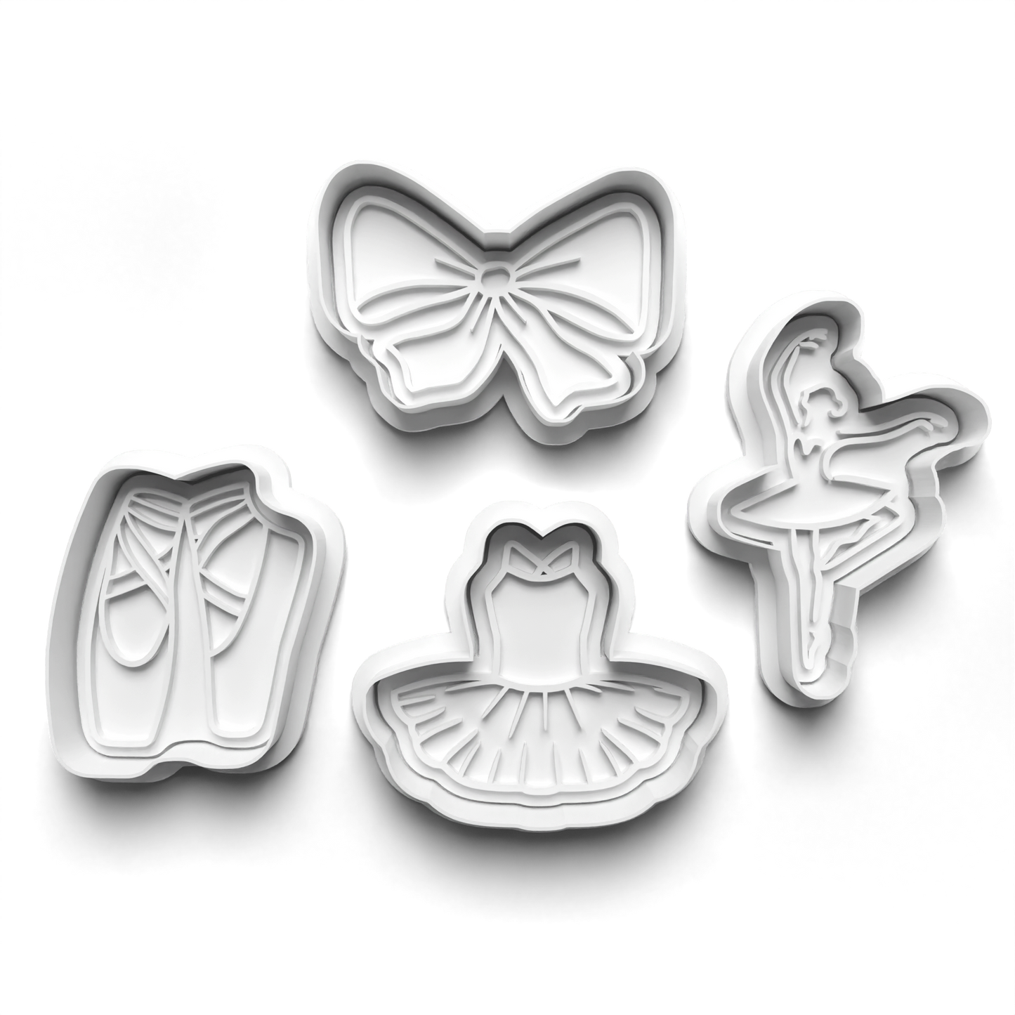 Ballerina Day Cake/Cookie/Fondant/Clay Cutter Stamp PRV