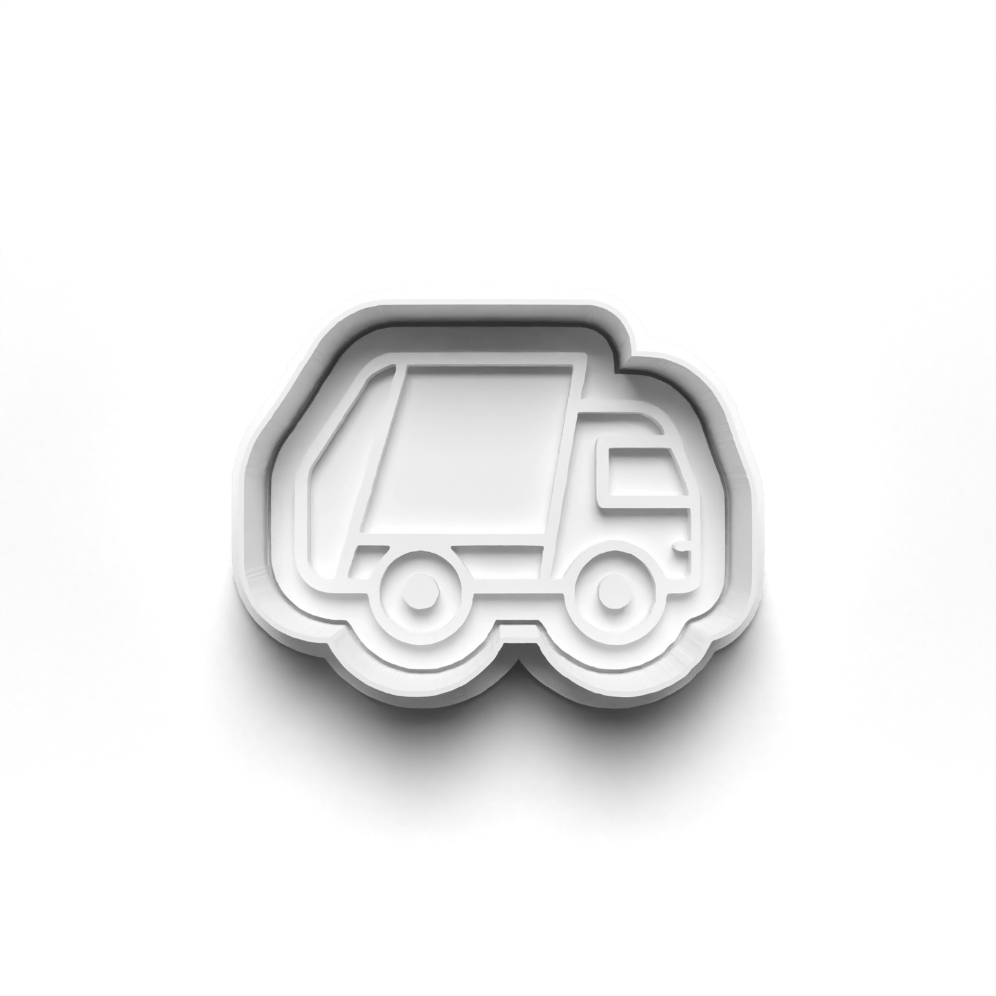 Trash truck cutter and stamp 2" baking , arts and crafts