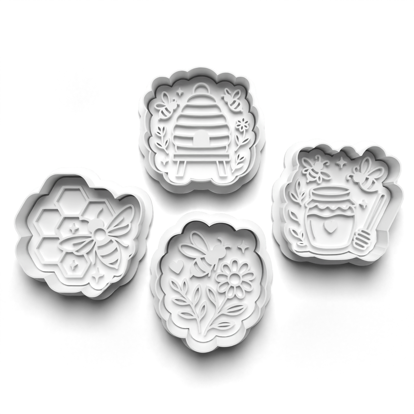 Bee PRV's 2" Cookie Cutter Stamp for Decorations and Edible Creations and Crafts Bakeware Utensils