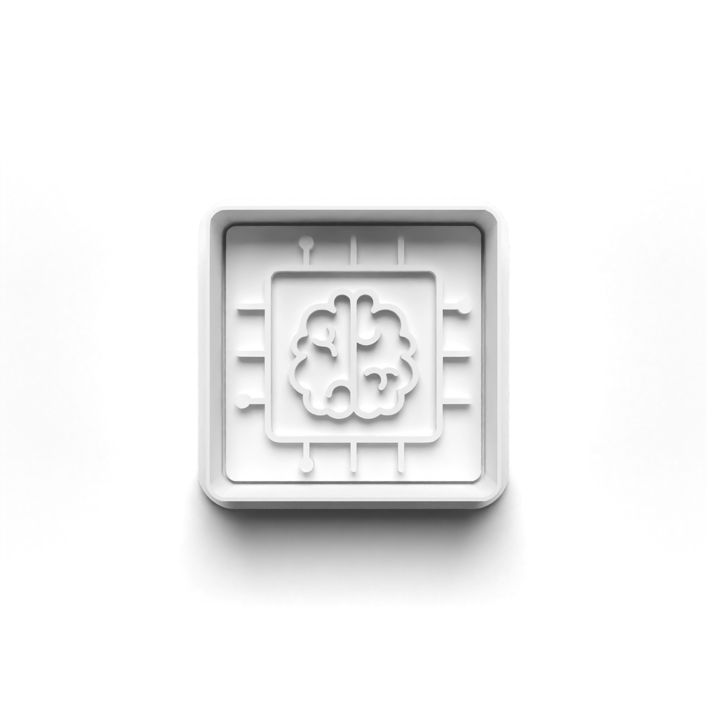 AI / TECH 1.5" Cutter and Stamp PRV - Sweet Cut Co. Eco-friendly Food-safe PLA PETG - Perfect for 1.5-2" Themed Cookies - Made in USA Bakeware Printed