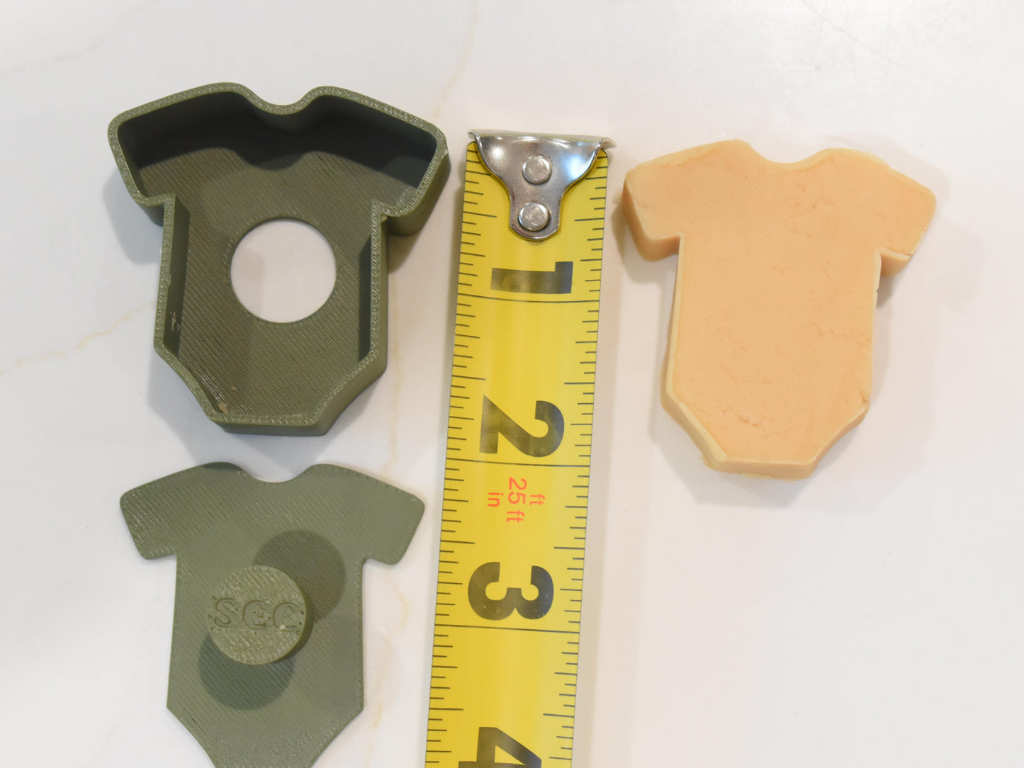 Baby Onesie Cake Pop Mold PRV, 1oz size cake pop press stamp and mold, hobbyist and professionals