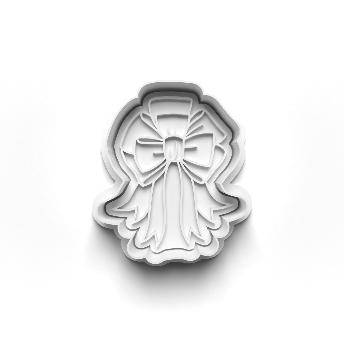 Bow Cutter and stamp /Cookie/Fondant/Clay Cutter Stamp PRV