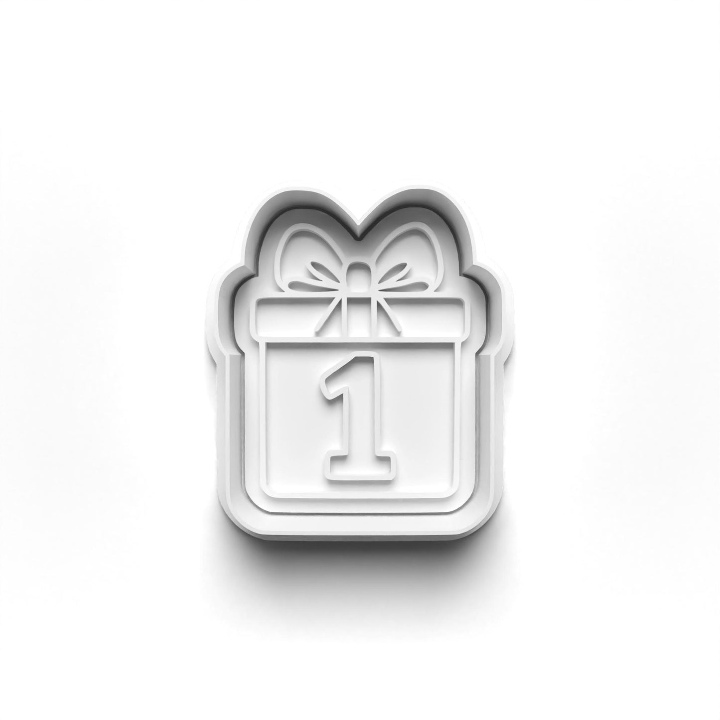 Bear Birthday cutter and stamps 2"