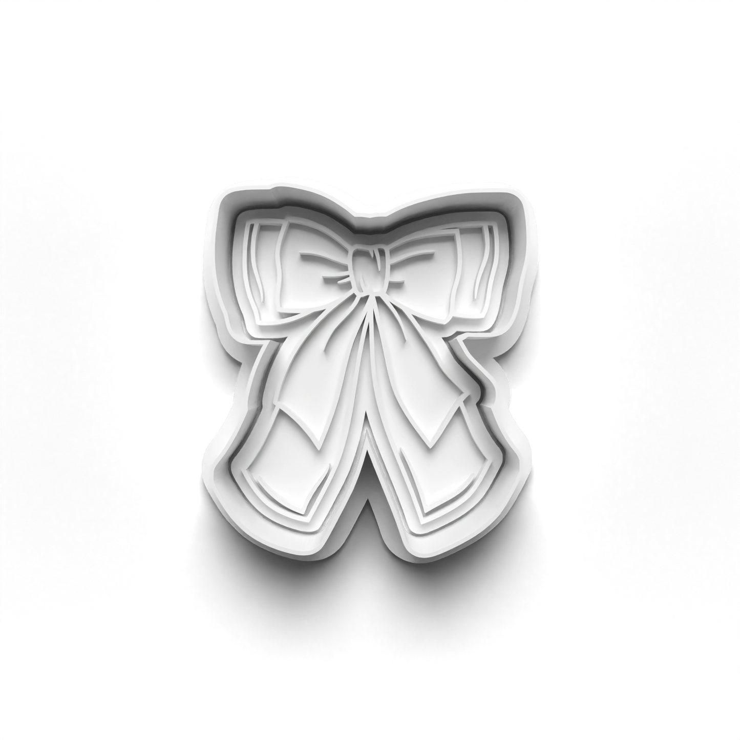 Bow Cutter and stamp /Cookie/Fondant/Clay Cutter Stamp PRV