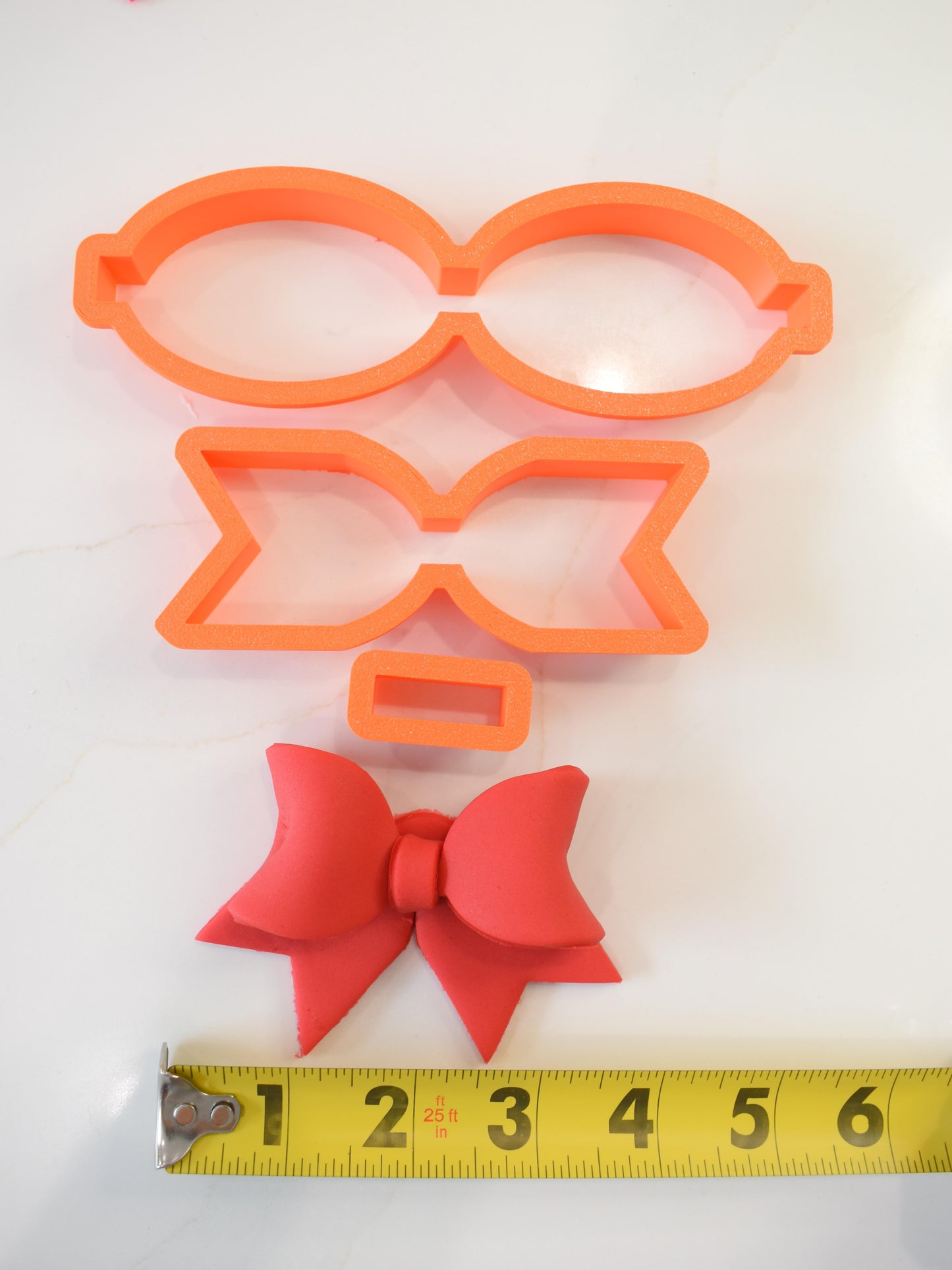3 Part Fondant Bow Cutter