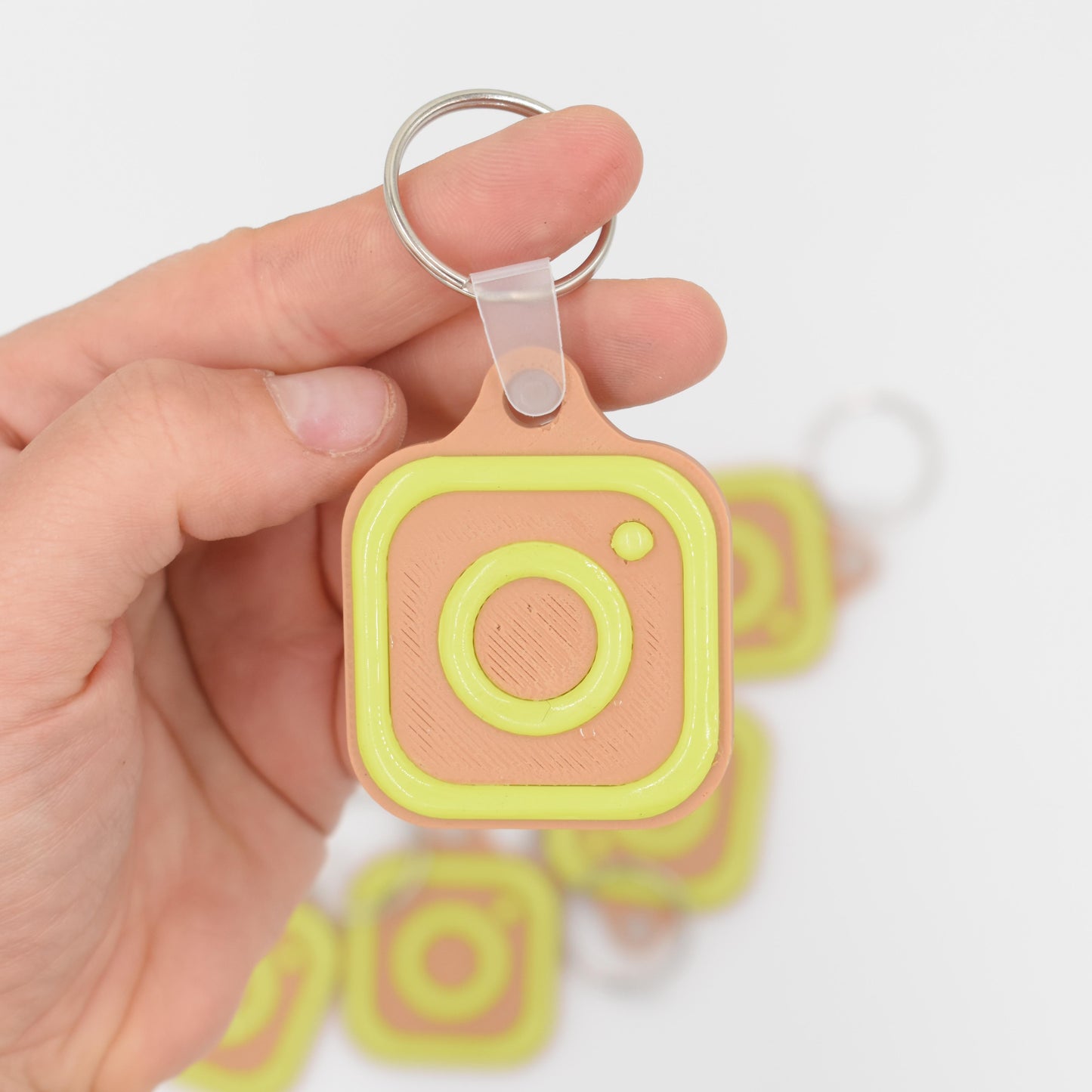 SQUARE NFC DIGITAL BUSINESS CARD KEYCHAIN perfect for bakers and more