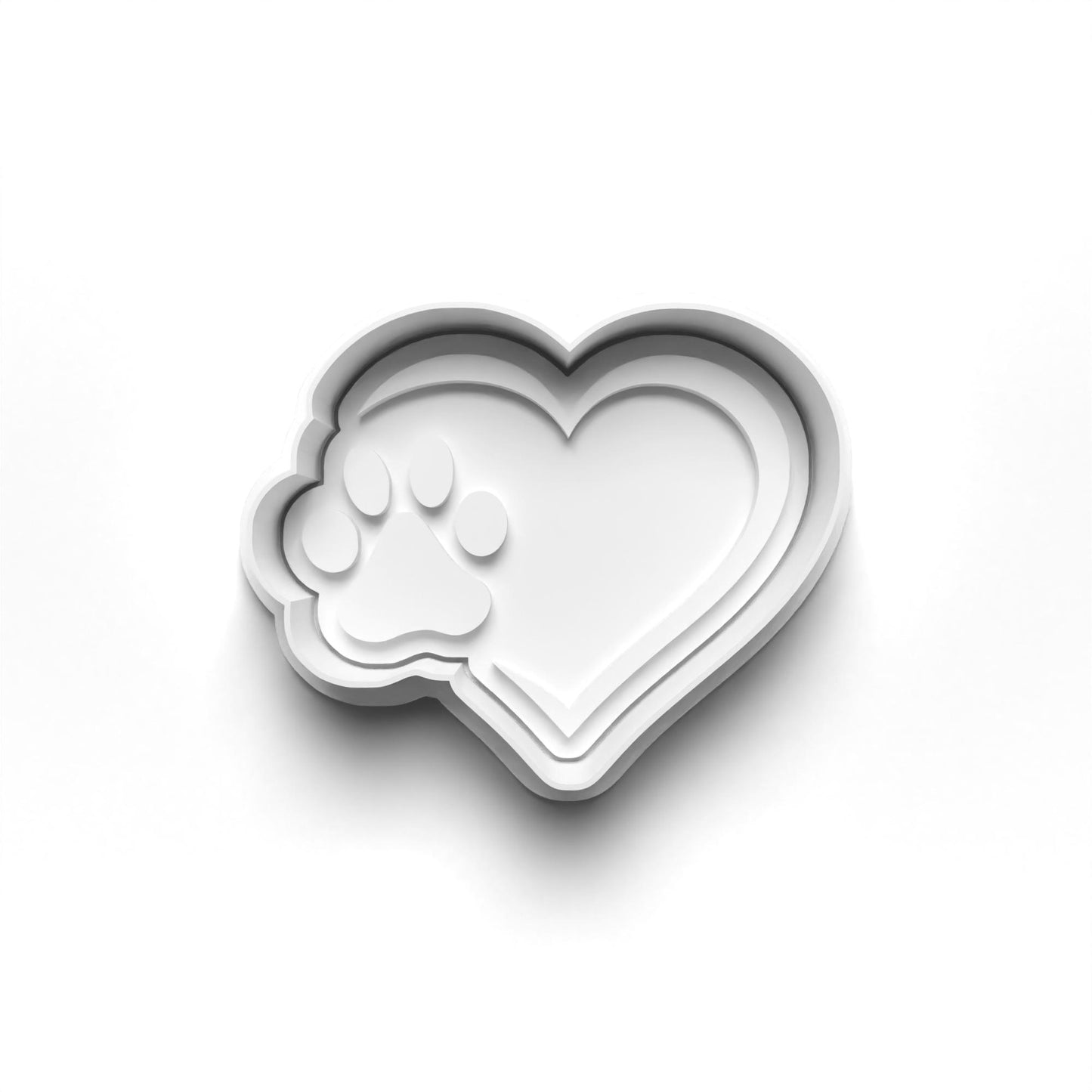 Dog Love 2'' Cutter and Stamp Prv - Original Product for Crafting and DIY Projects Bakeware Clay