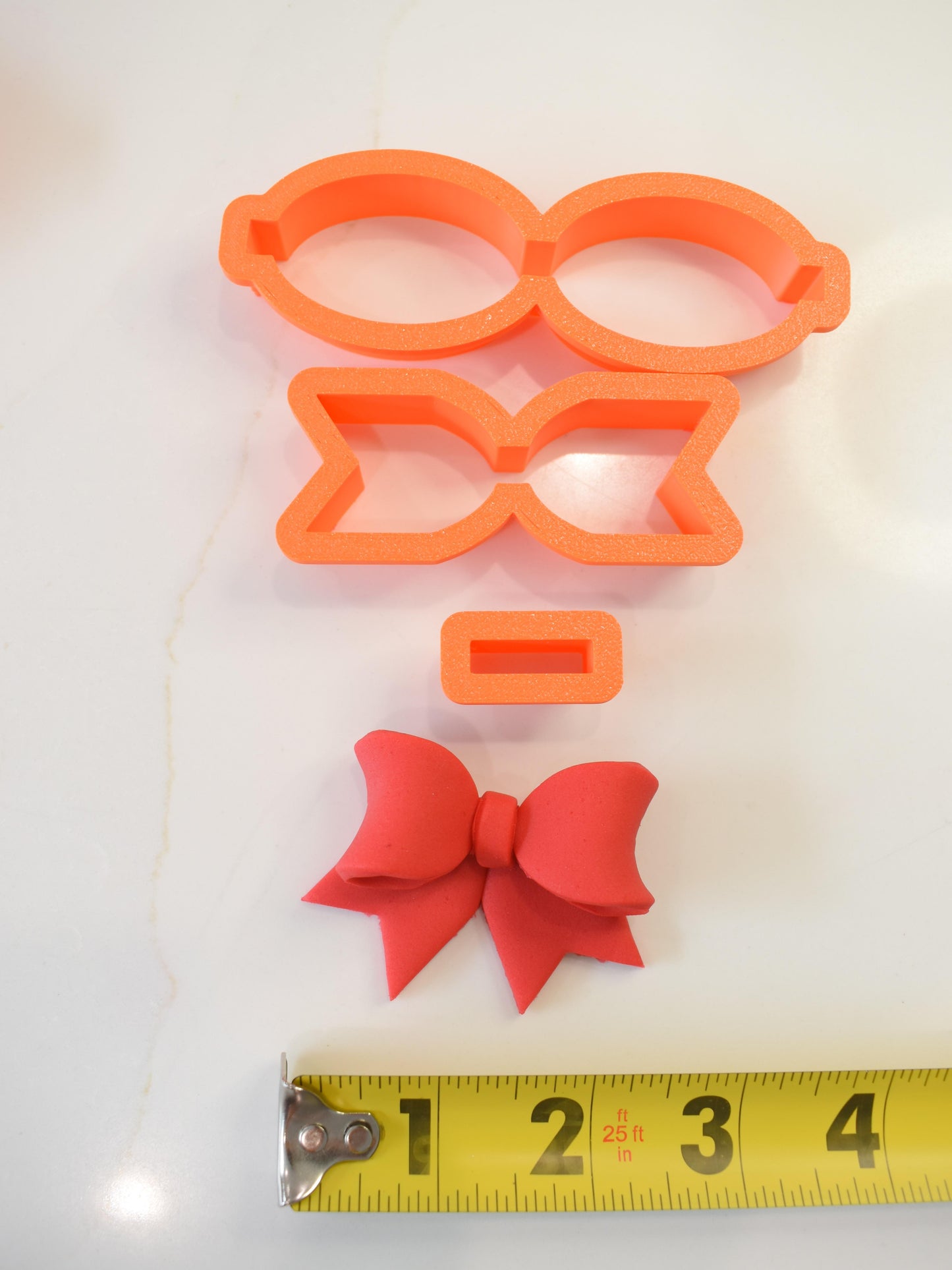 3 Part Fondant Bow Cutter