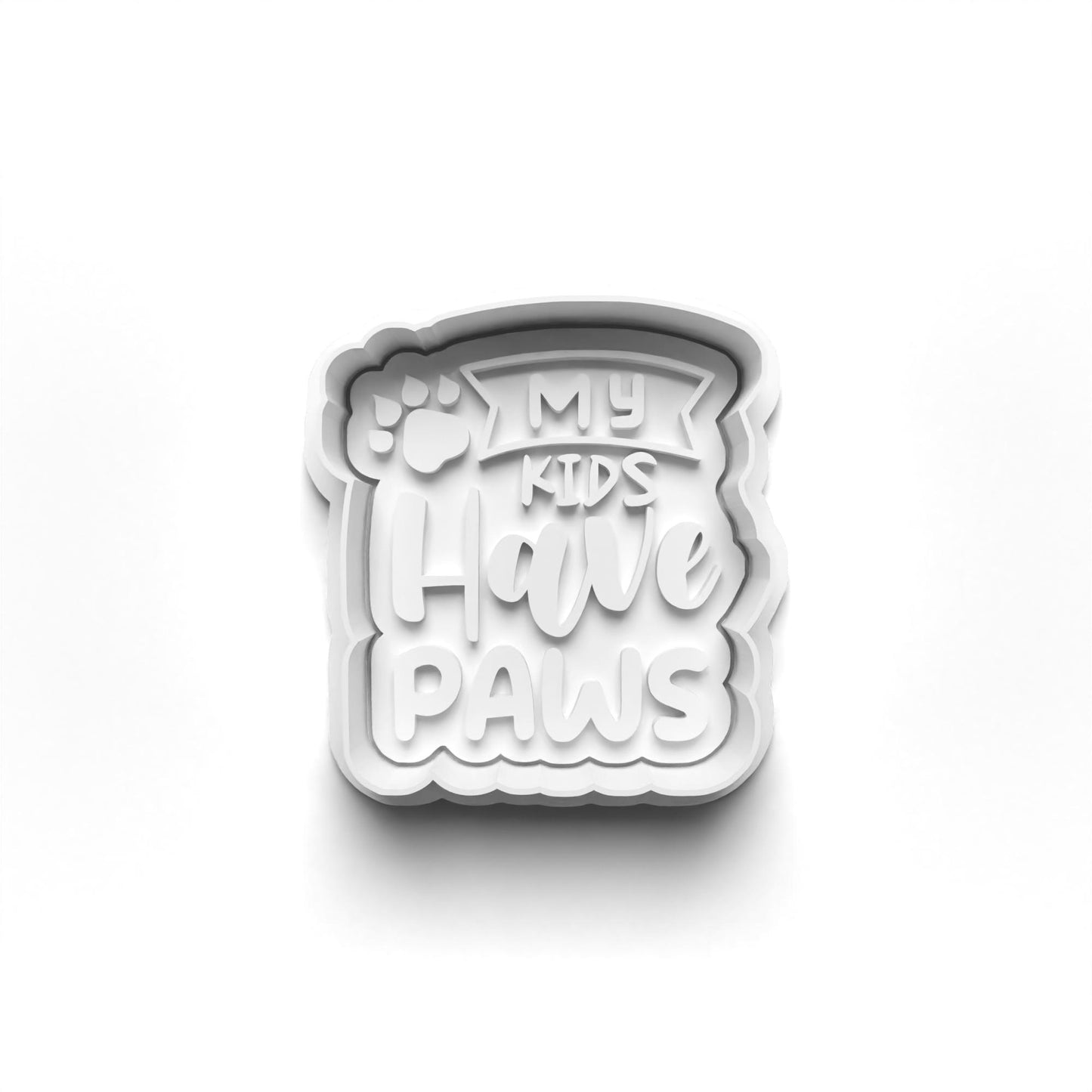 Dog Love 2'' Cutter and Stamp Prv - Original Product for Crafting and DIY Projects Bakeware Clay