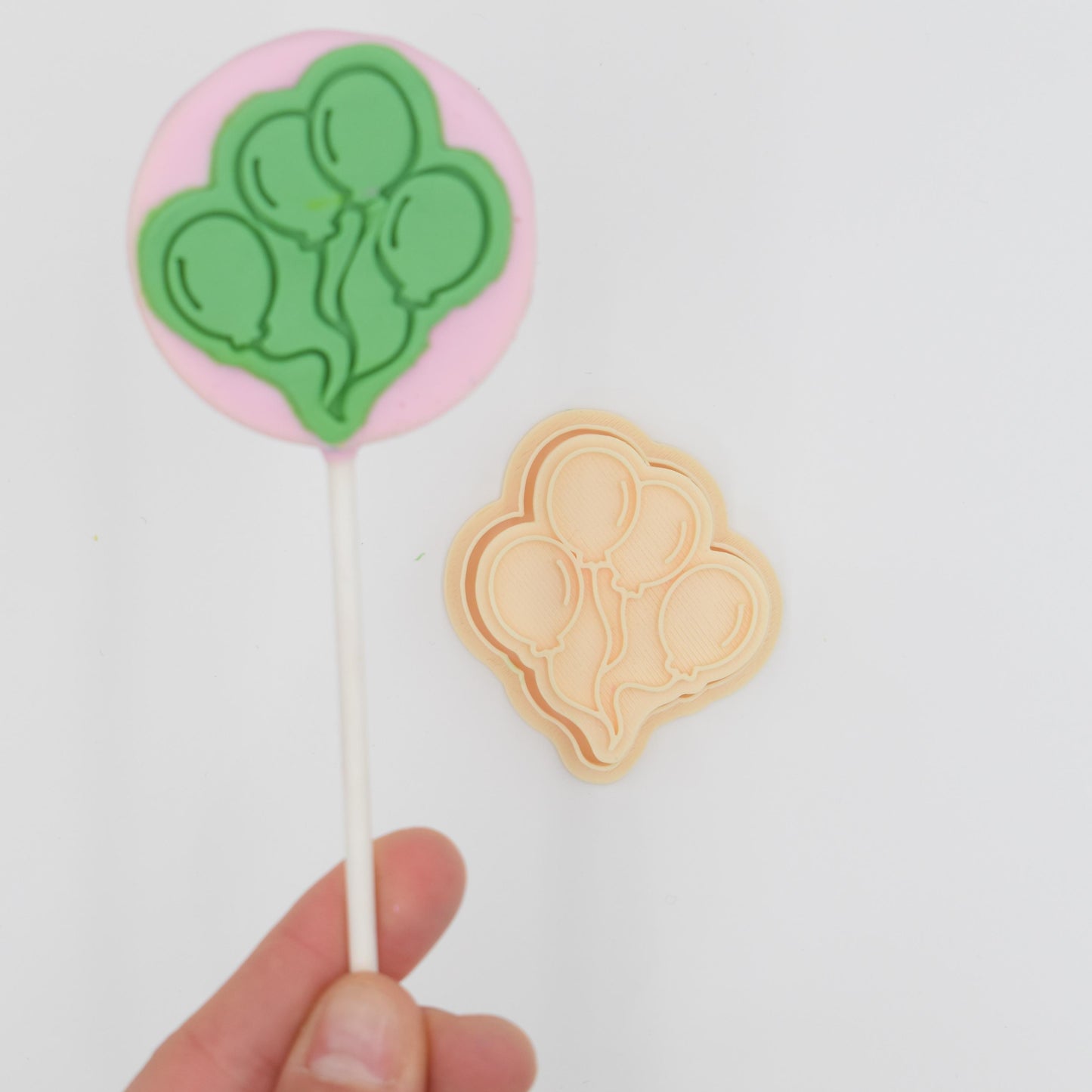 BALLOON Cutter Set with Stamp 2''