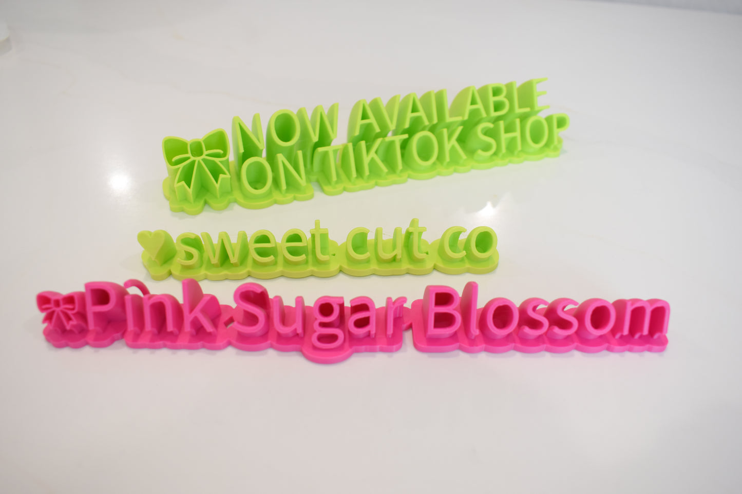 Custom 3D Custom Name Plaque (multi sizes) up to 10.5-11" wide: SignDecor Signs Mint Print
