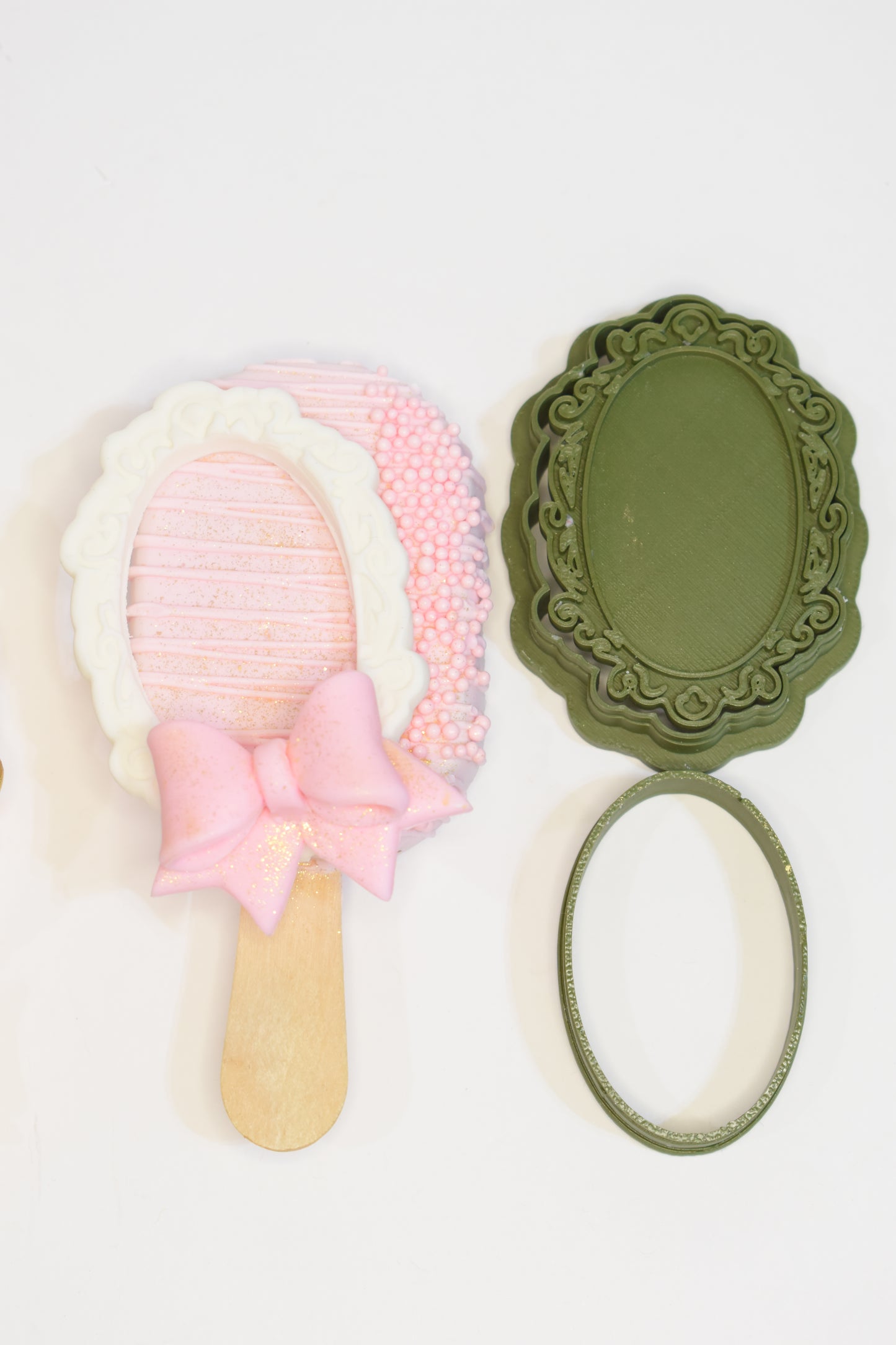 Different style frame cutter and stamps