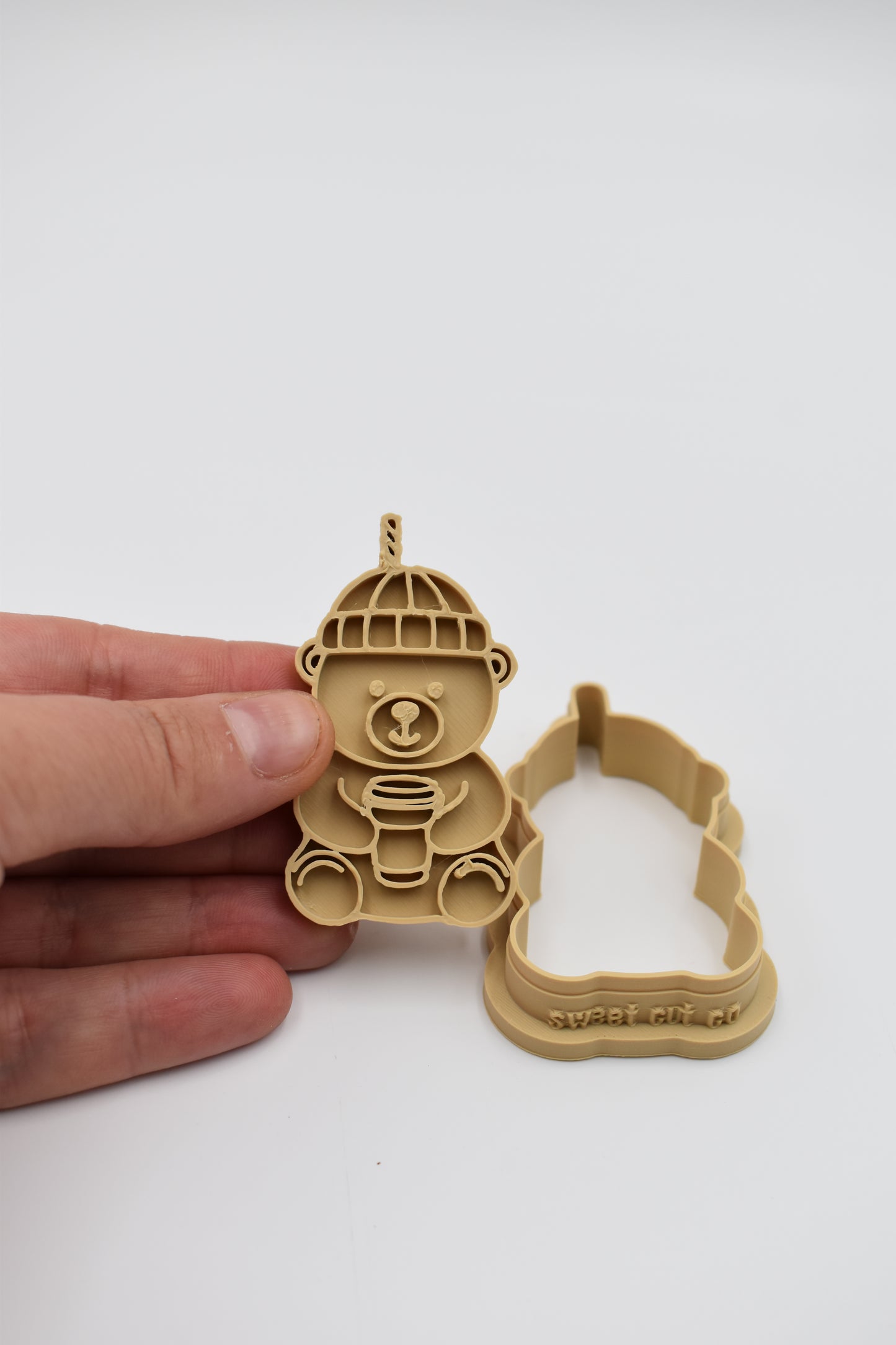 Bearista cutter and stamp 2" and 3'' baking