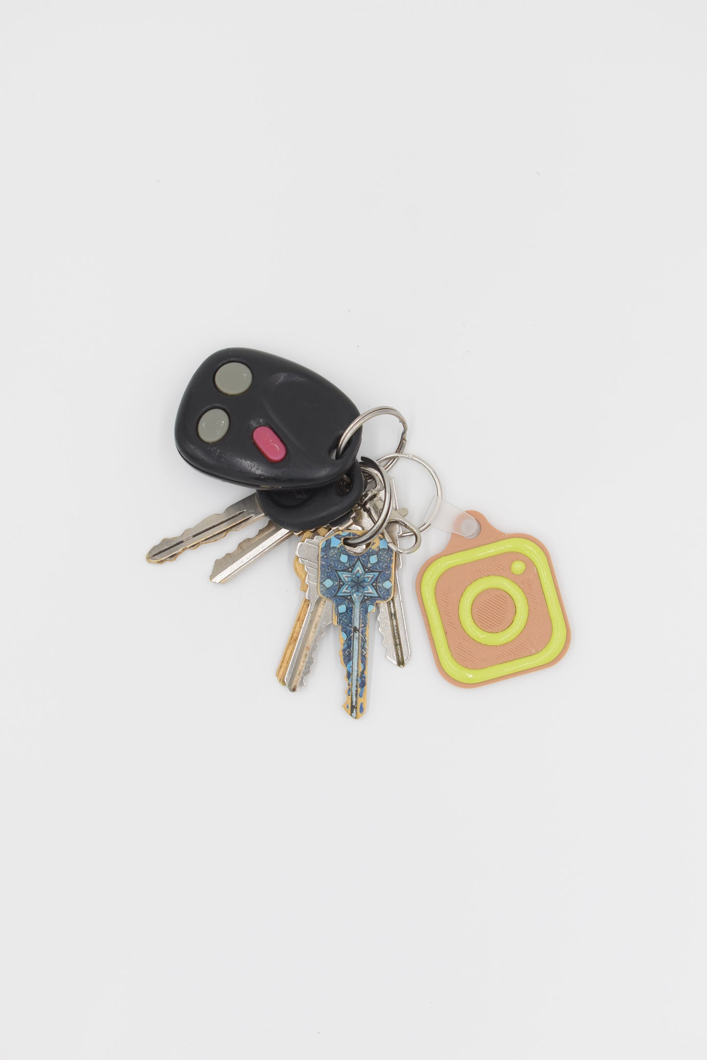 SQUARE NFC DIGITAL BUSINESS CARD KEYCHAIN perfect for bakers and more