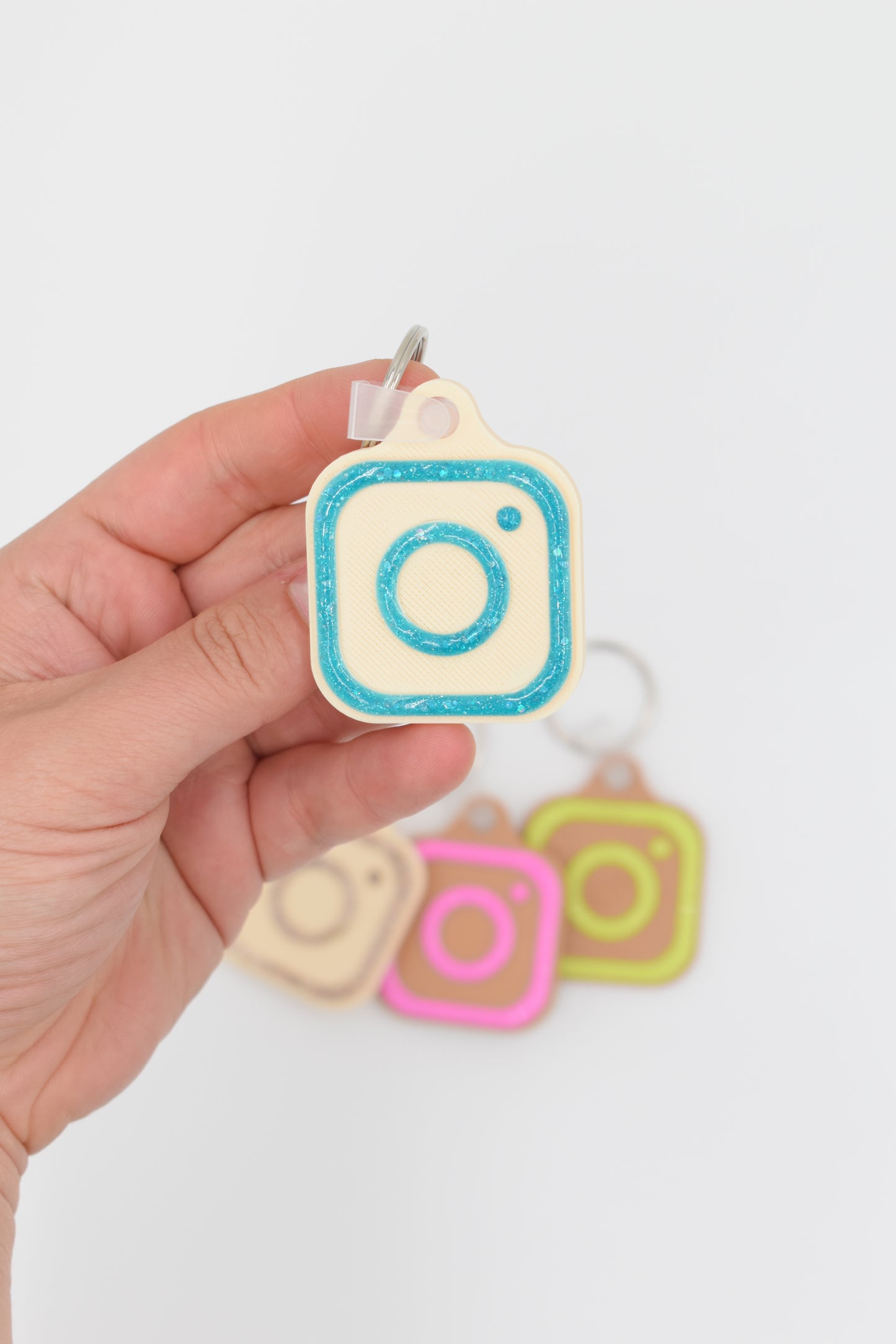 SQUARE NFC DIGITAL BUSINESS CARD KEYCHAIN perfect for bakers and more