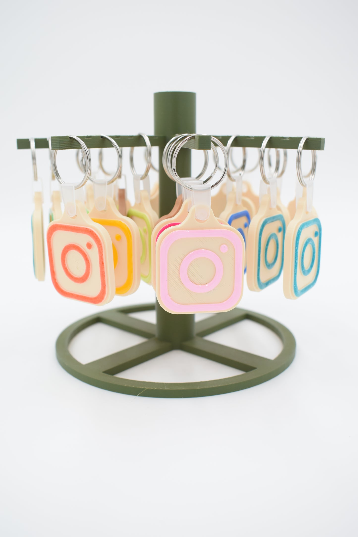 SQUARE NFC DIGITAL BUSINESS CARD KEYCHAIN perfect for bakers and more