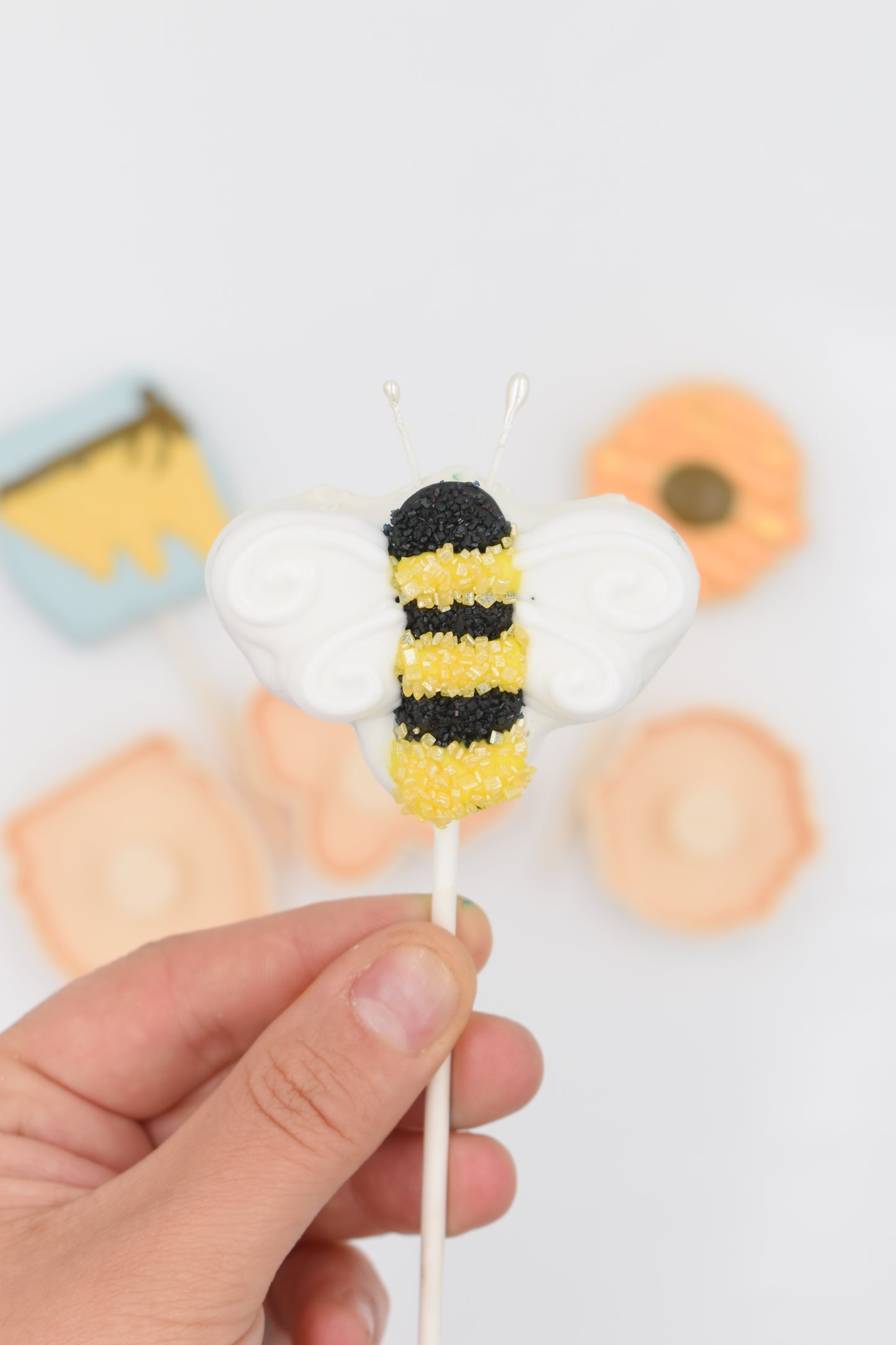 BEE THEMED Cake Pop Mold PRV, 1oz size cake pop press stamp and mold, hobbyist and professionals