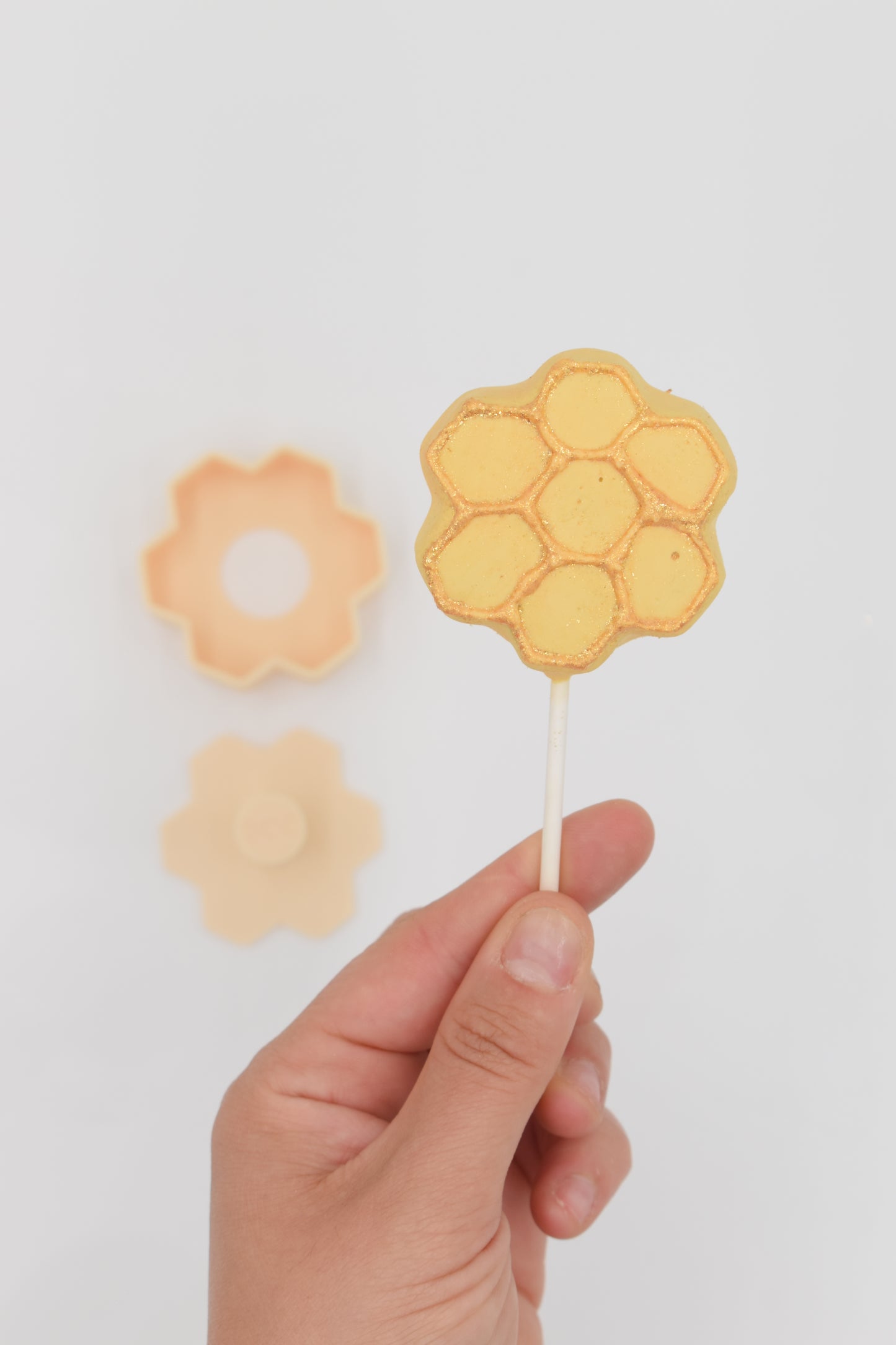 BEE THEMED Cake Pop Mold PRV, 1oz size cake pop press stamp and mold, hobbyist and professionals