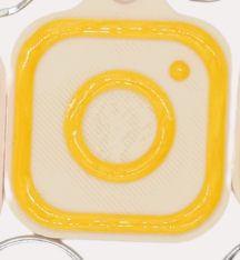 SQUARE NFC DIGITAL BUSINESS CARD KEYCHAIN perfect for bakers and more