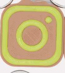 SQUARE NFC DIGITAL BUSINESS CARD KEYCHAIN perfect for bakers and more