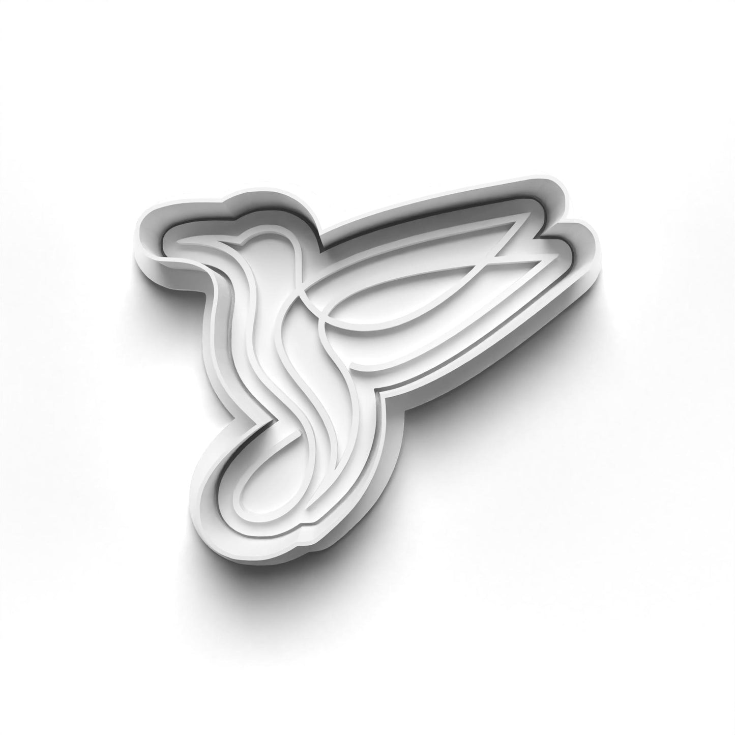 HUMMINGBIRD LINE ART 2'' Cutter and Stamp PRV