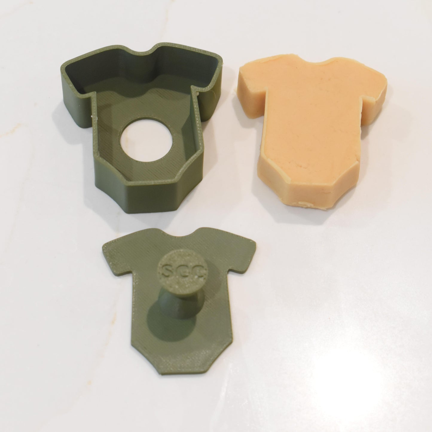 Baby Onesie Cake Pop Mold PRV, 1oz size cake pop press stamp and mold, hobbyist and professionals