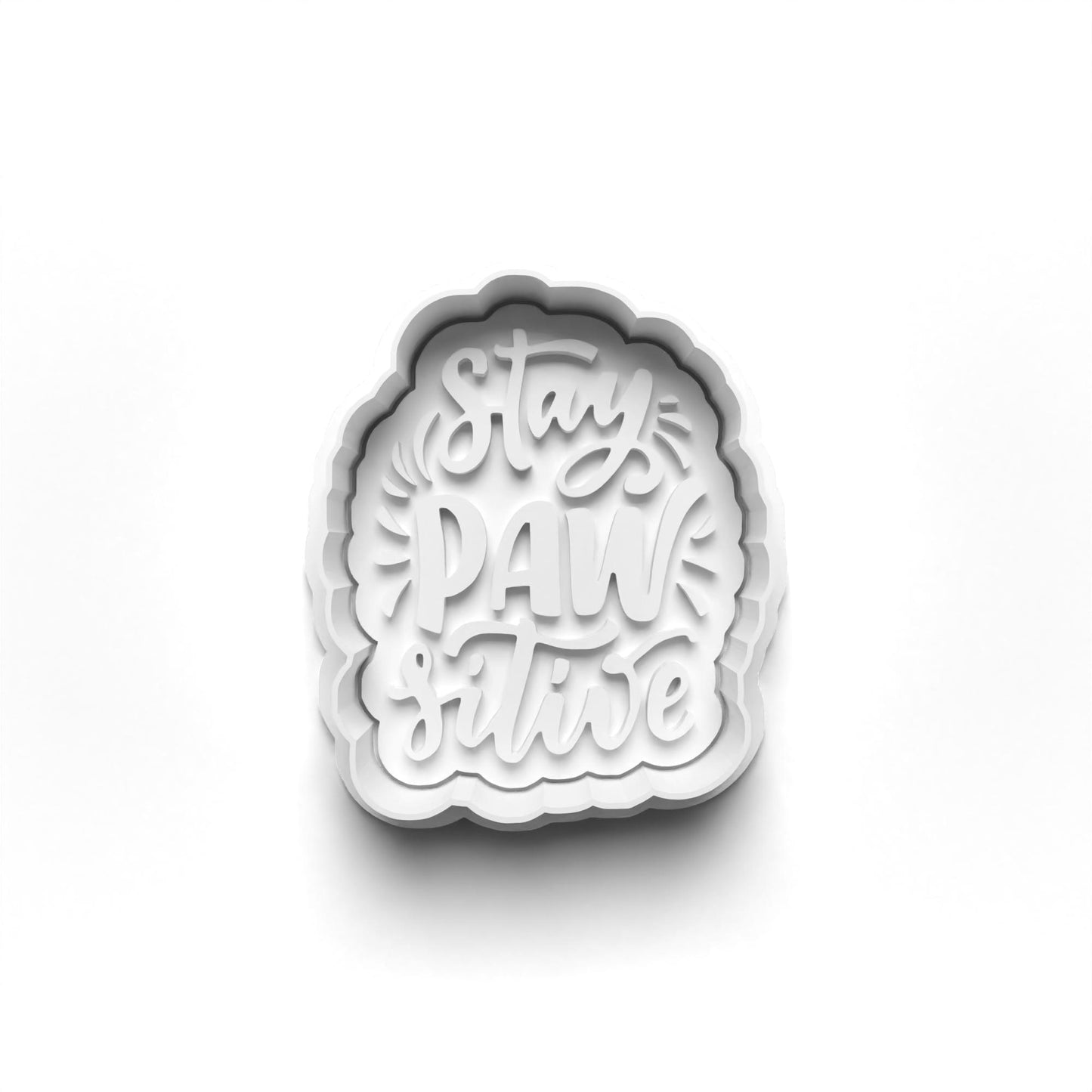 Dog Love 2'' Cutter and Stamp Prv - Original Product for Crafting and DIY Projects Bakeware Clay