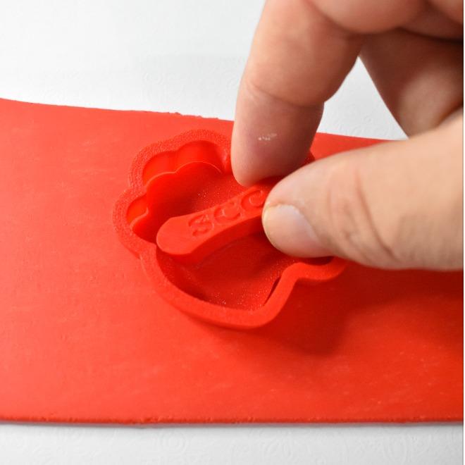 VALENTINE'S DAY Fondant & Cookie Cutter Set with Stamp - PRV