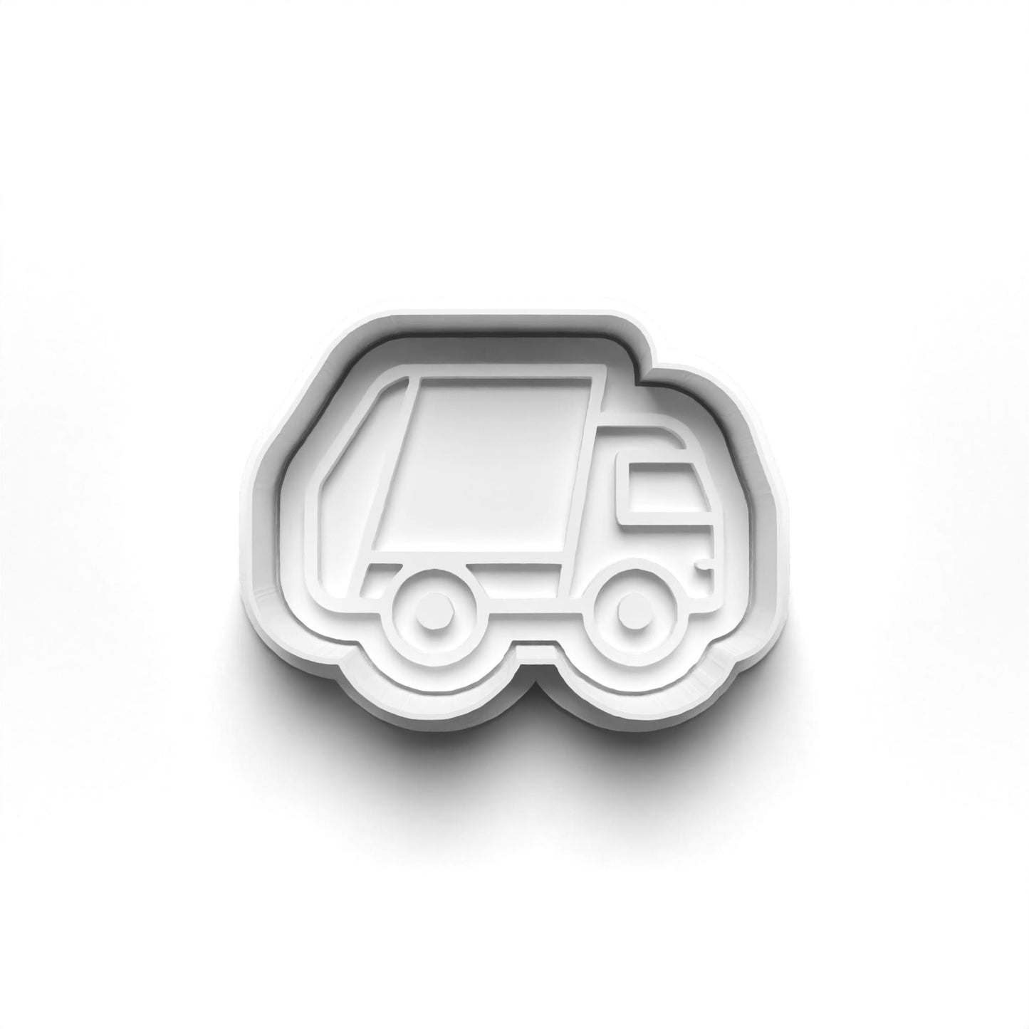 Trash truck cutter and stamp 2" baking , arts and crafts