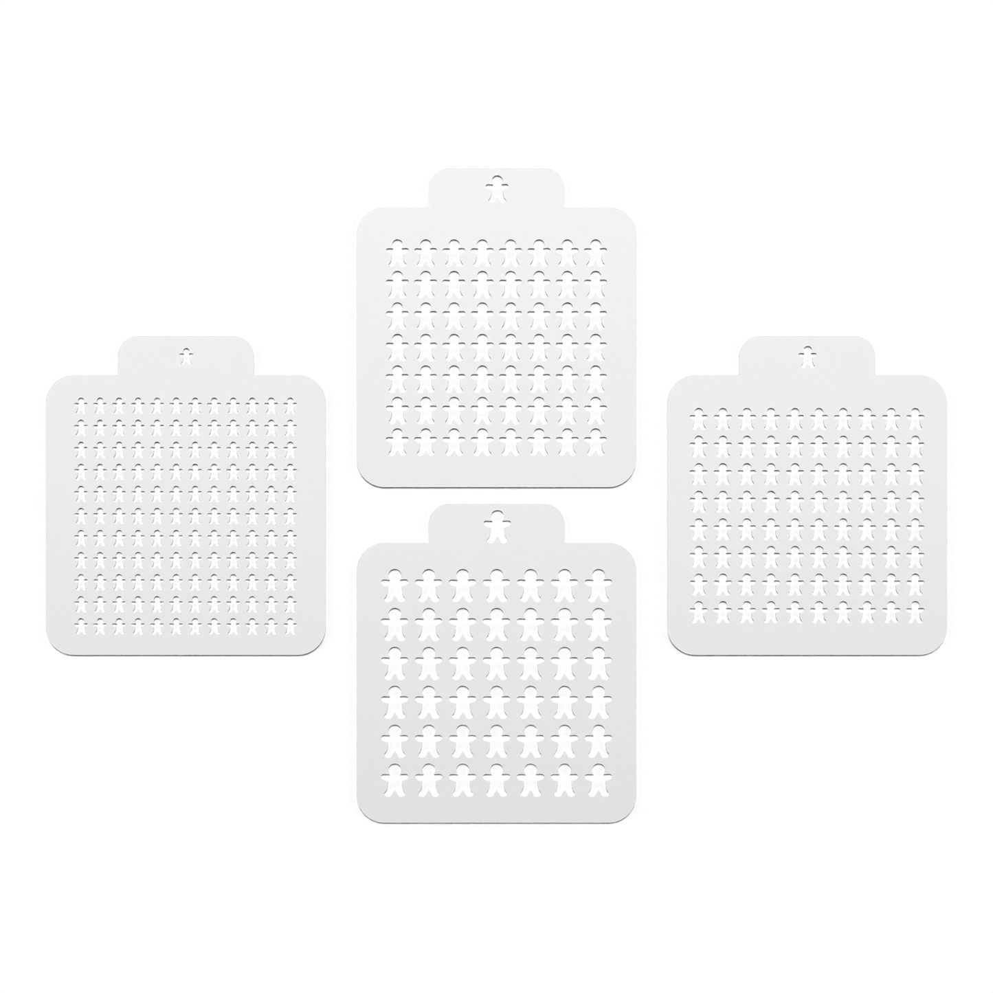 5pc DIY Sprinkle Stencil Set,6,8,10,12mm sizes. Make Your Own Stencils includes FREE SCRIBE
