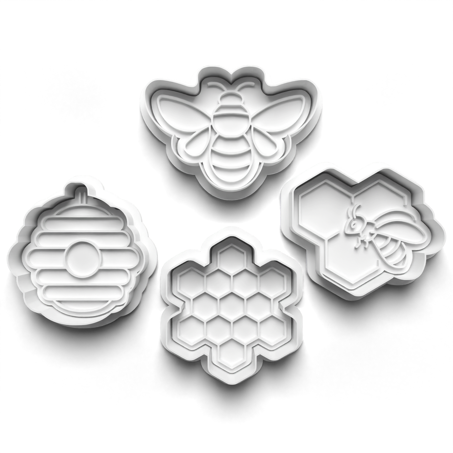 Bee PRV's 2" Cookie Cutter Stamp for Decorations and Edible Creations and Crafts Bakeware Utensils