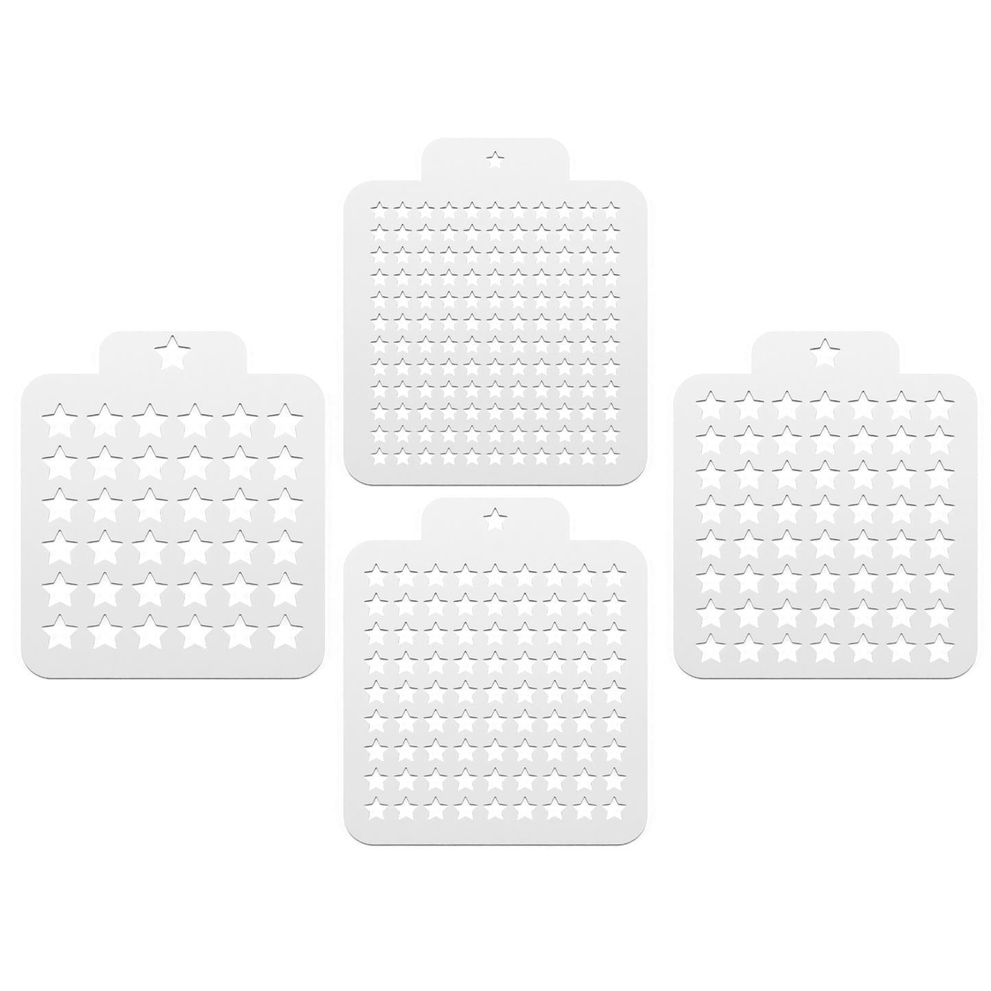 5pc DIY Sprinkle Stencil Set,6,8,10,12mm sizes. Make Your Own Stencils includes FREE SCRIBE