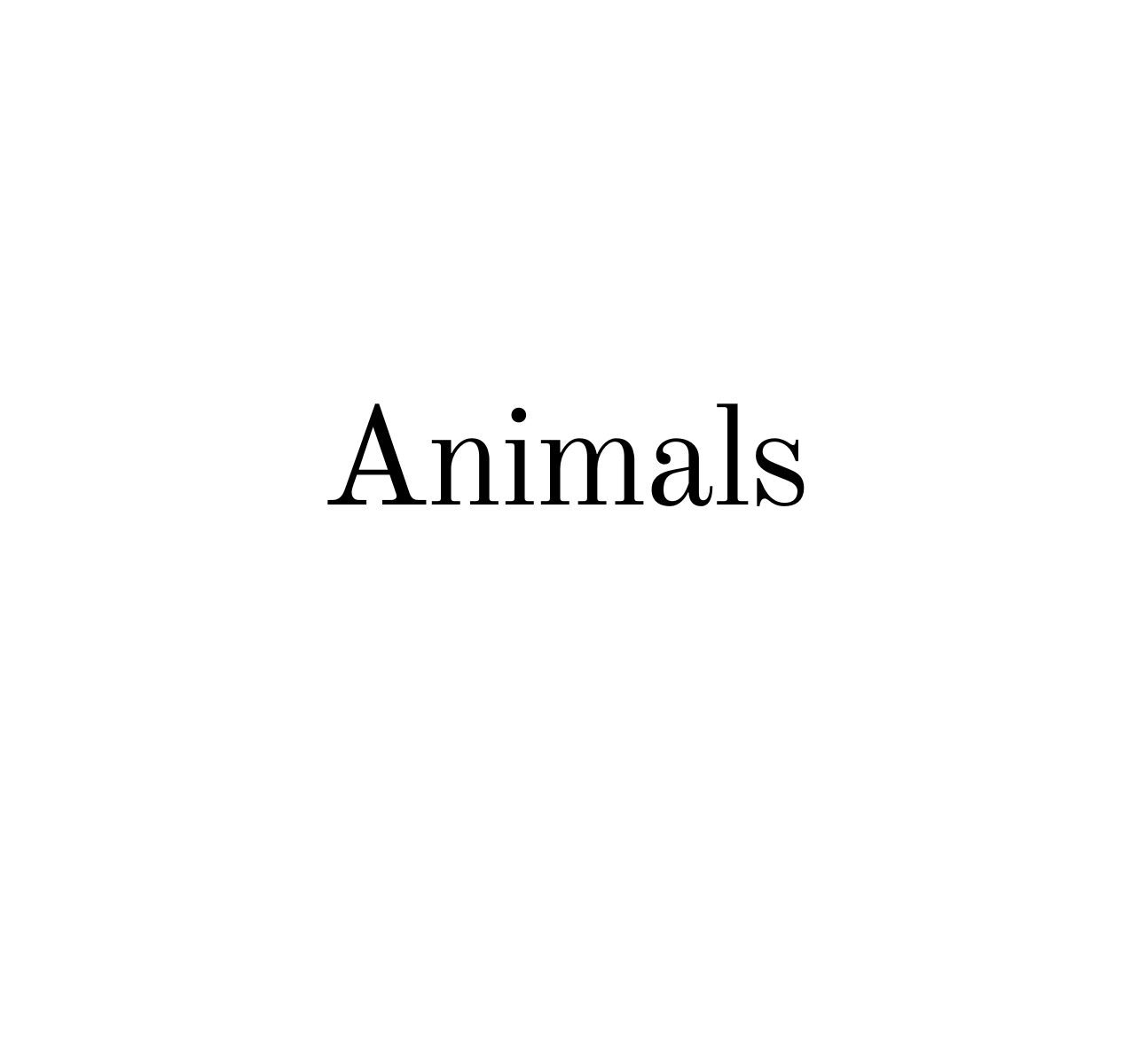 Animals