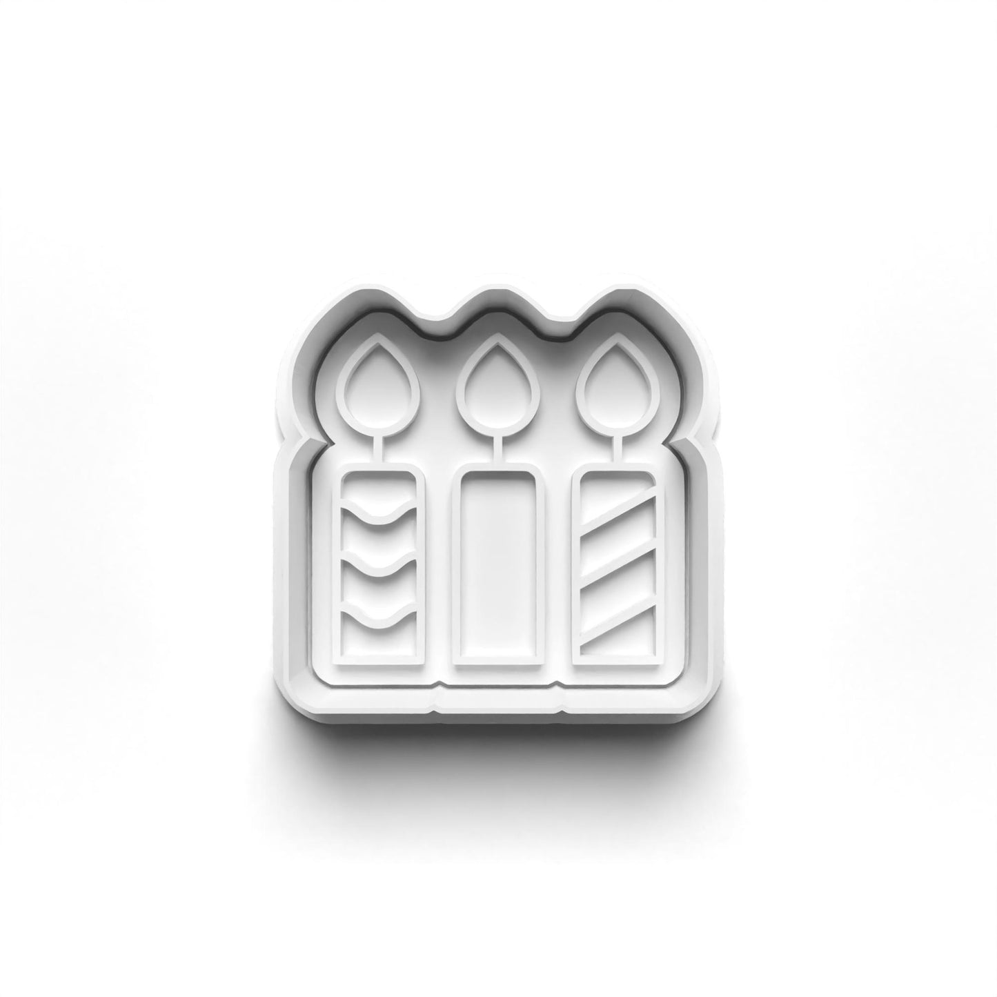 Birthday Candles cutter and stamps 2"