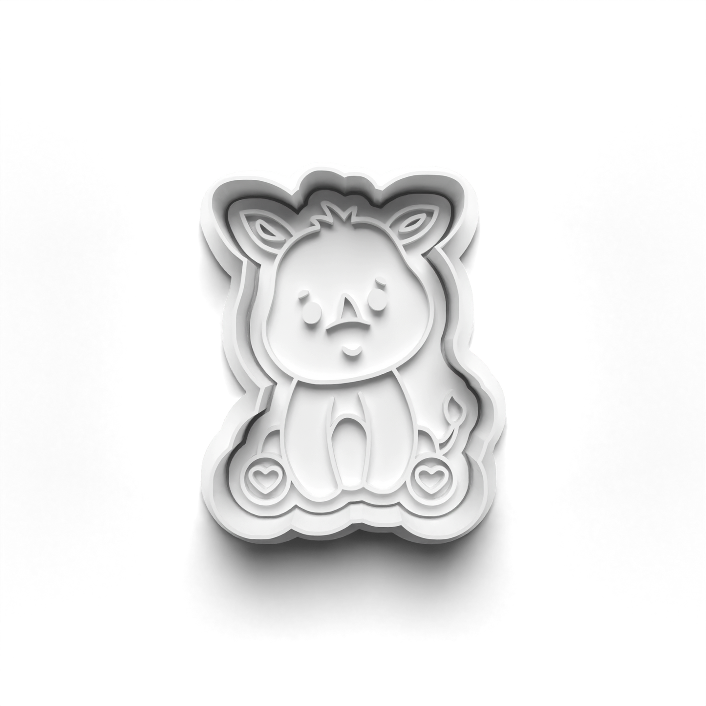 Baby Animal 2'' Cutter and Stamp Prv - Original Product for Crafting and DIY Projects Bakeware Clay