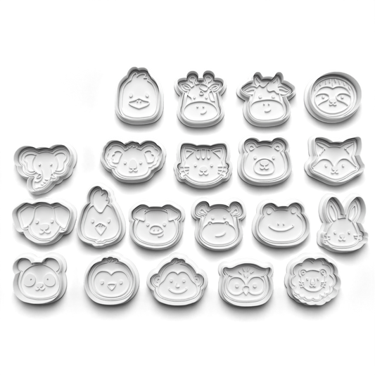 Animal Heads 2'' Cutter and Stamp Prv